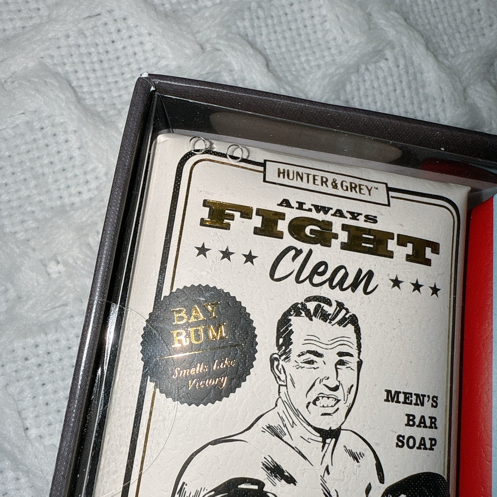 Hunter & Grey Men Bar Soap Set Giftset 2 Pcs BAY RUM & CEDARWOOD 10.58 Oz/ Each