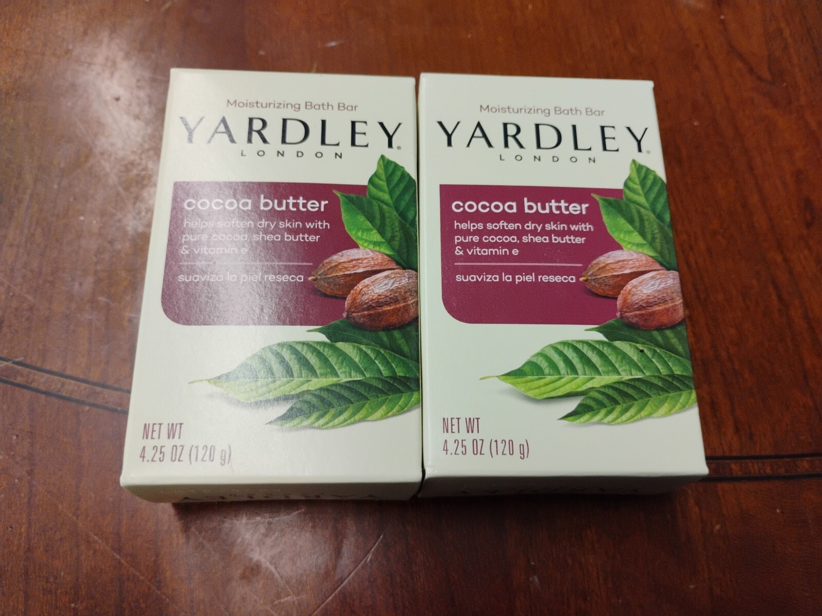 Moisturizing Bath Soap Bar Cocoa Butter & Vitamin E, 4.0 Oz