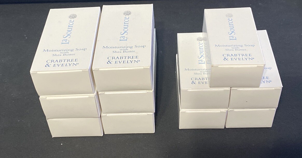 11 Crabtree & Evelyn La Source Moisturising Soap Travel 6- 1.8oz 5- 1.4oz Bars
