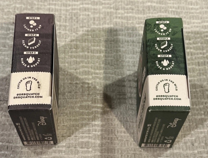 Dr Squatch Star Wars O.G. Mandalorian Set – 1 bar each Beskar Tar & Force Fresh