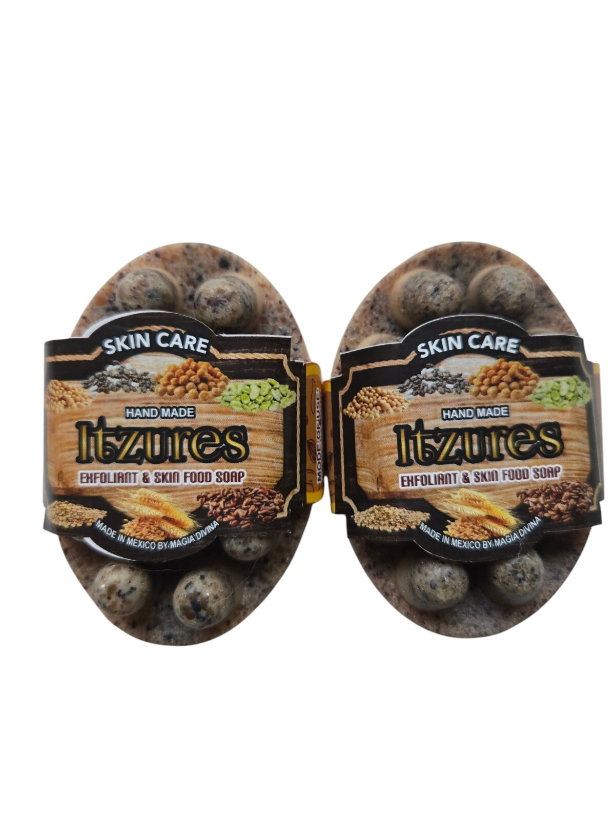 Soap Seven Grains Superfood For Skin Itzures Artisanal 2psc PACK Woman’ and Mens