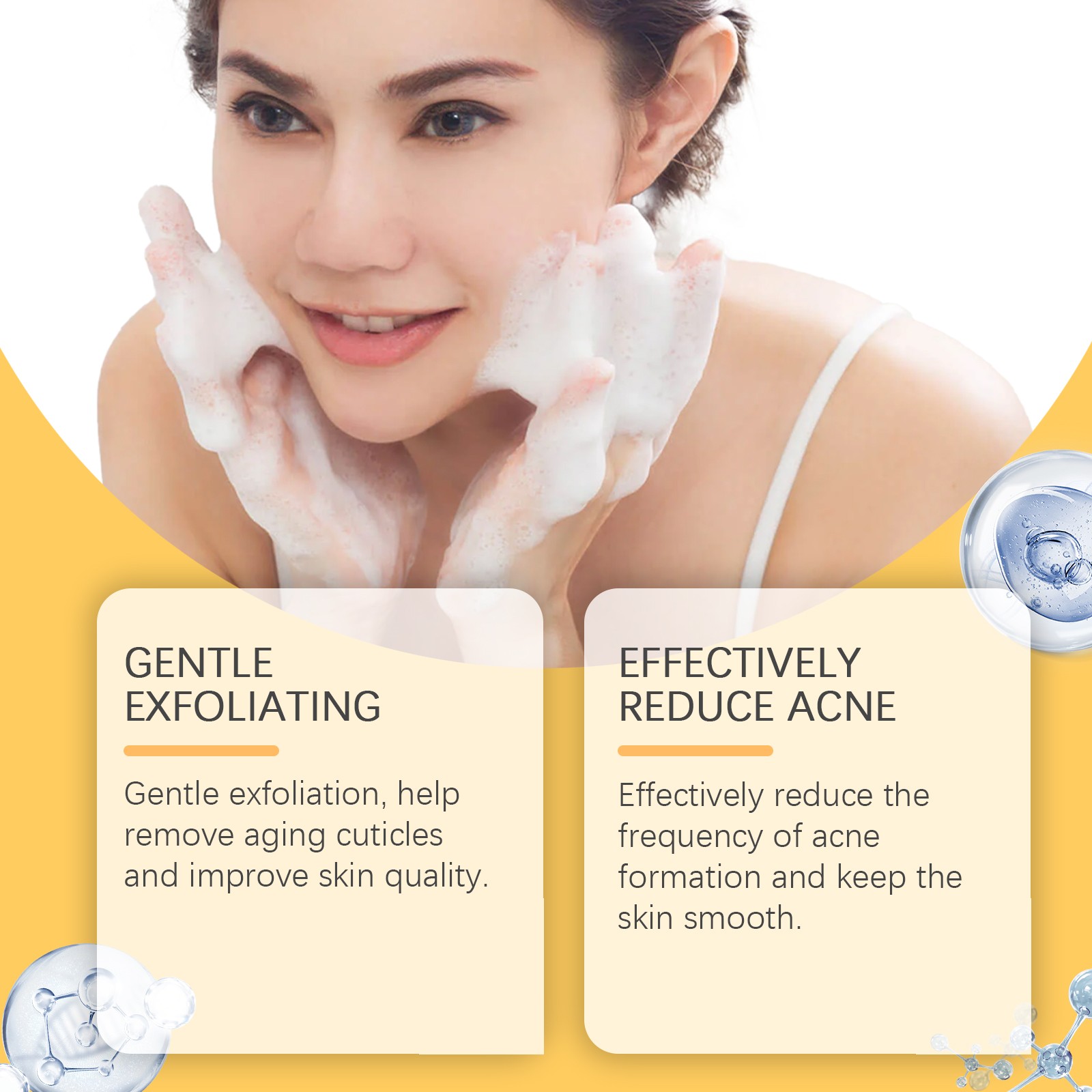 Niacinamide & Vitamin E Face Soap, Brightening, Oil Control Acne Treatment