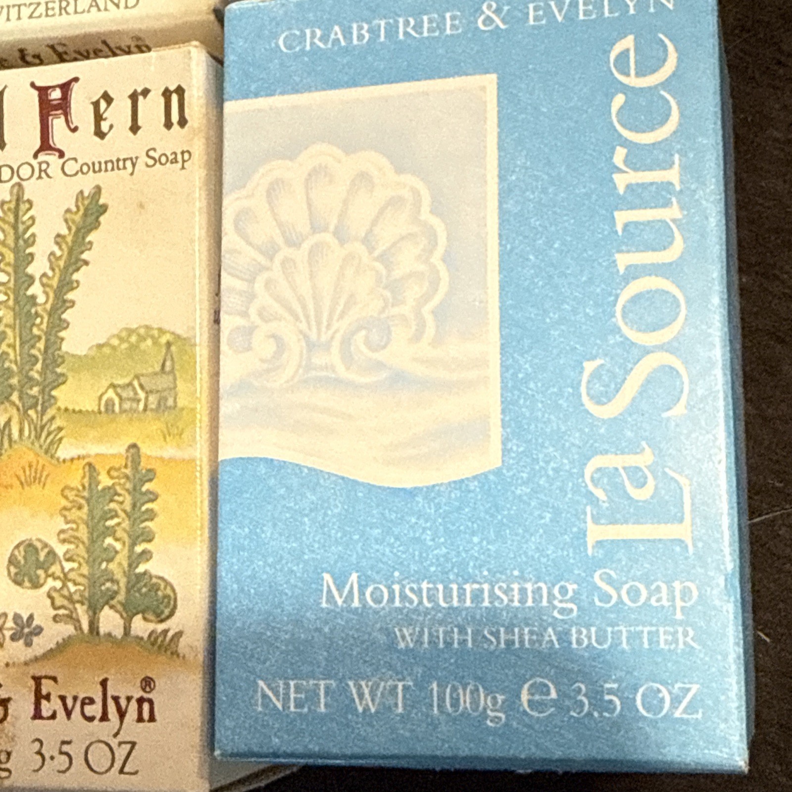 Lot Of 4 Different Crabtree & Evelyn Bar Soaps 3.5oz Each