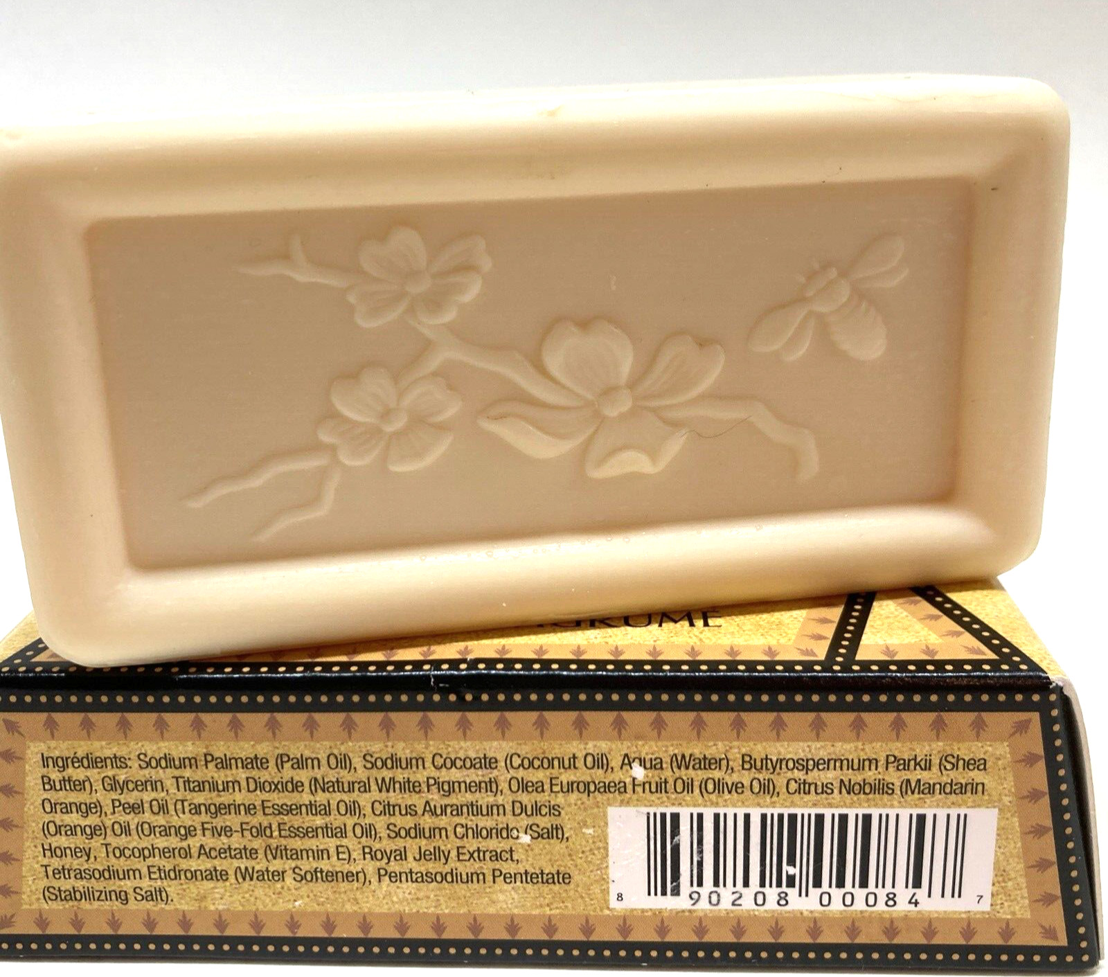 Honey House Naturals Honey Blossom Bath Size Soap Bar 6 Oz Citrus Set of 2