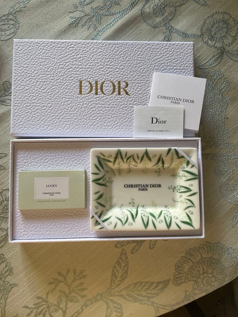 Christian Dior Lucky Platinum Member Limited Soap Dish Tray with Box
