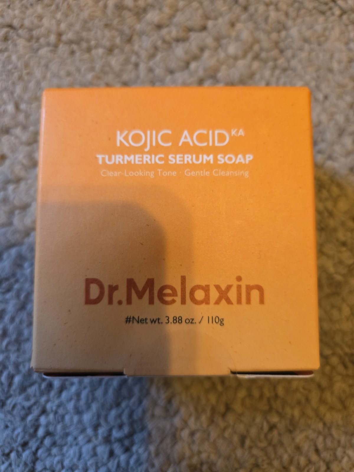 Dr.Melaxin Turmeric Serum Soap 110g Gentle Cleansing Kojic Acid Citrus Scent