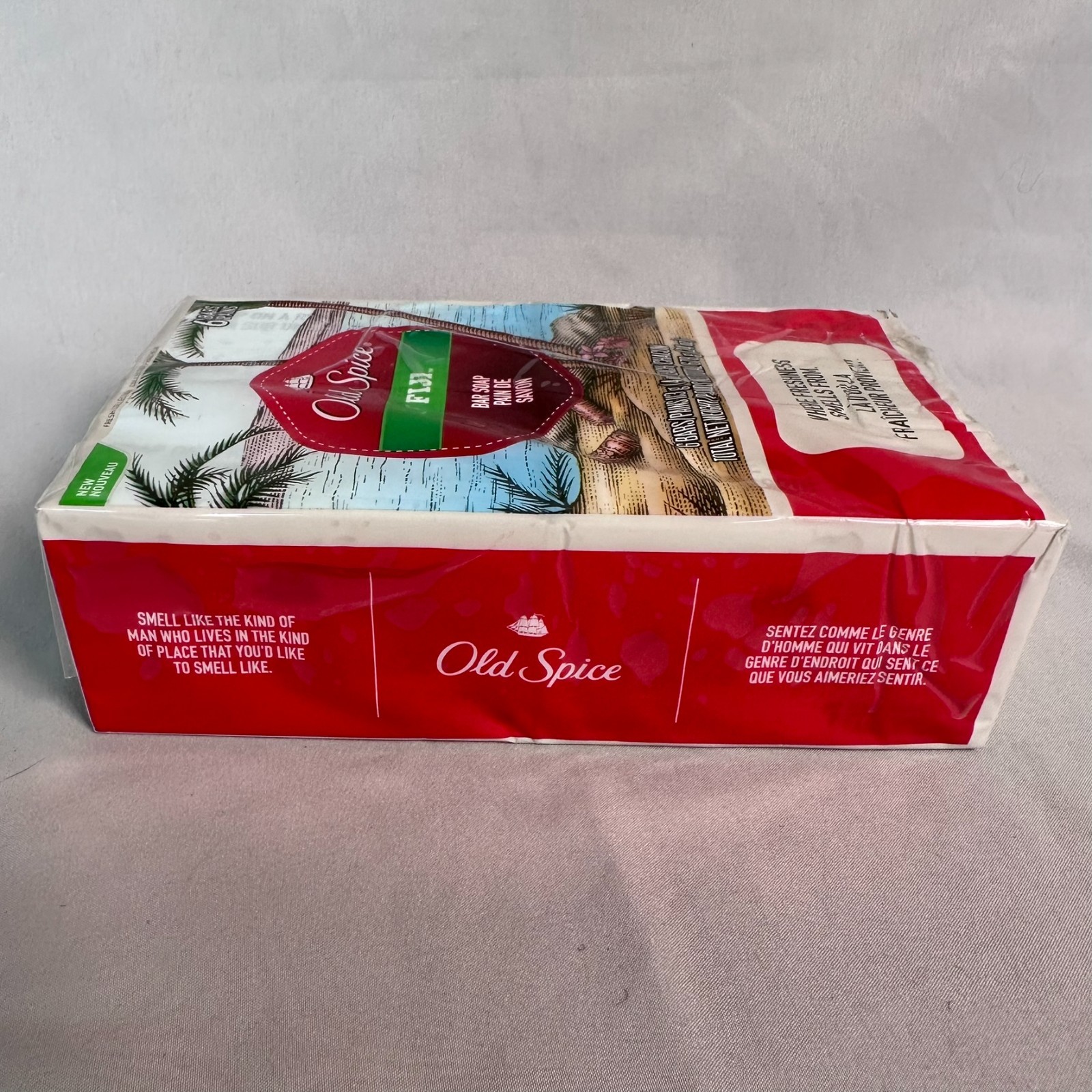 Old Spice Fiji Bar Soap 6 Pack 4 oz Each Sealed Hard to Find Fresh Collection