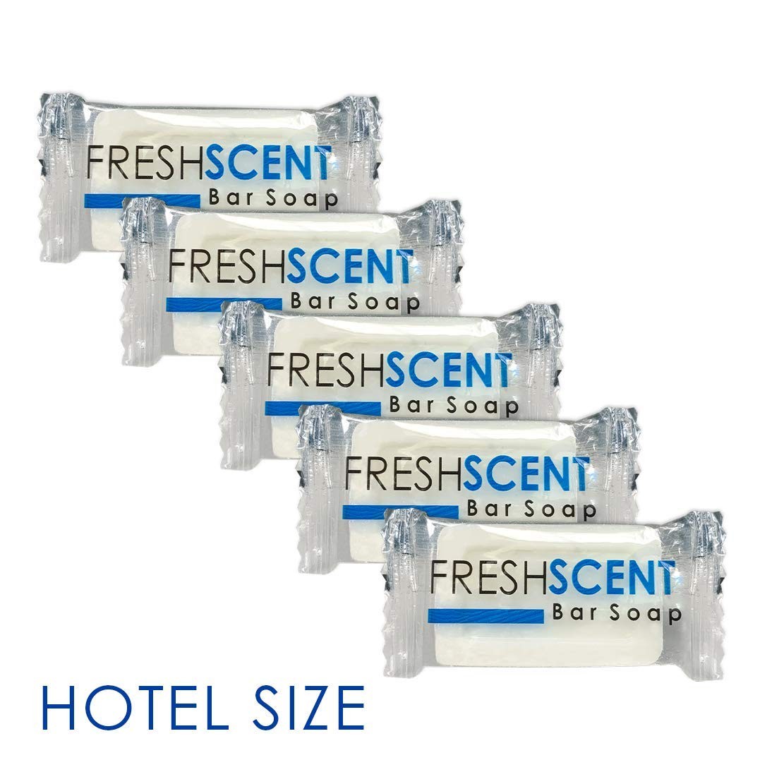 Freshscent 0.5 oz Bar Soap [100 Pack] Hotel Travel Ounce (Pack of 100)