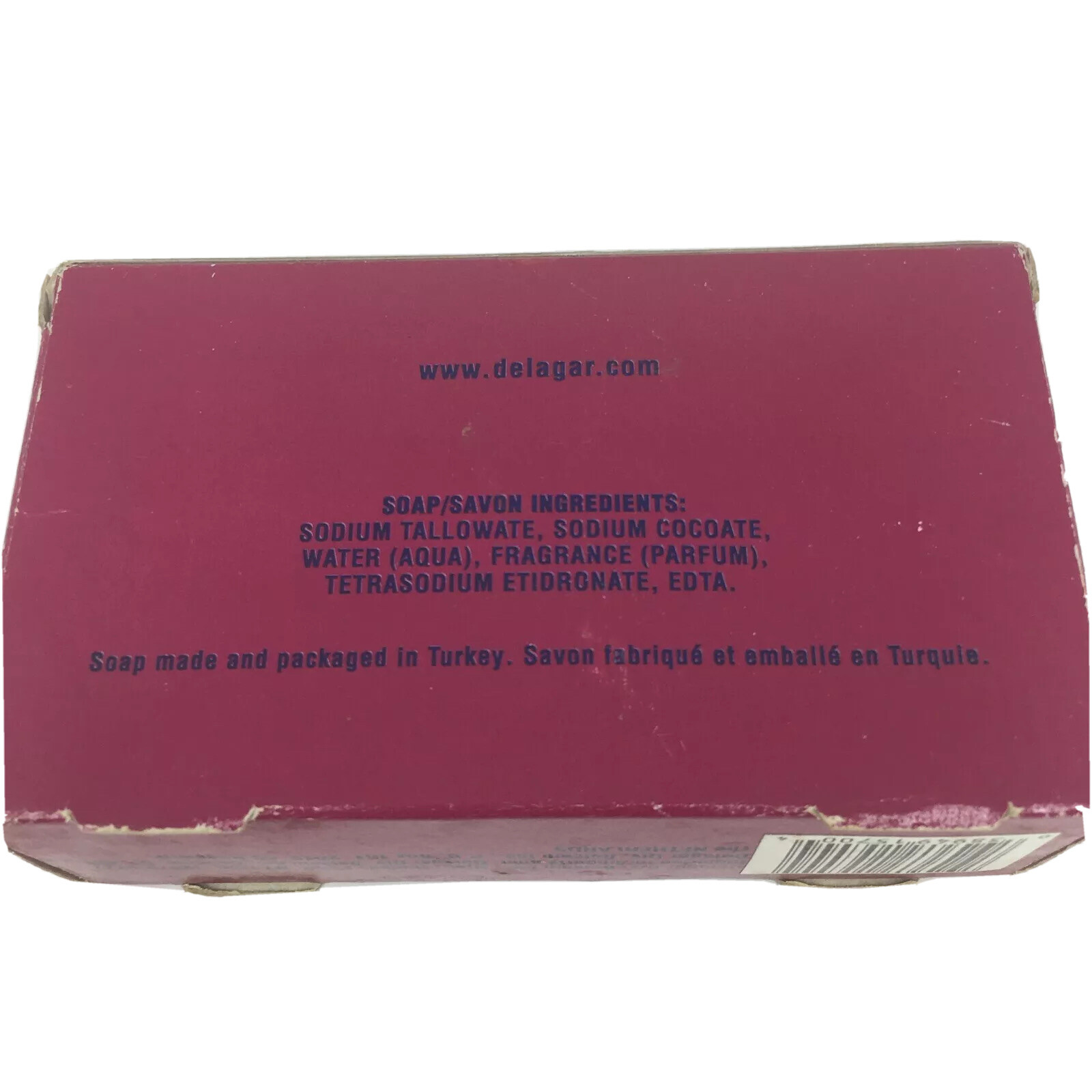 Vintage Delagar Seafarer Soap-On-A-Rope Made In Turkey Open Box Unused