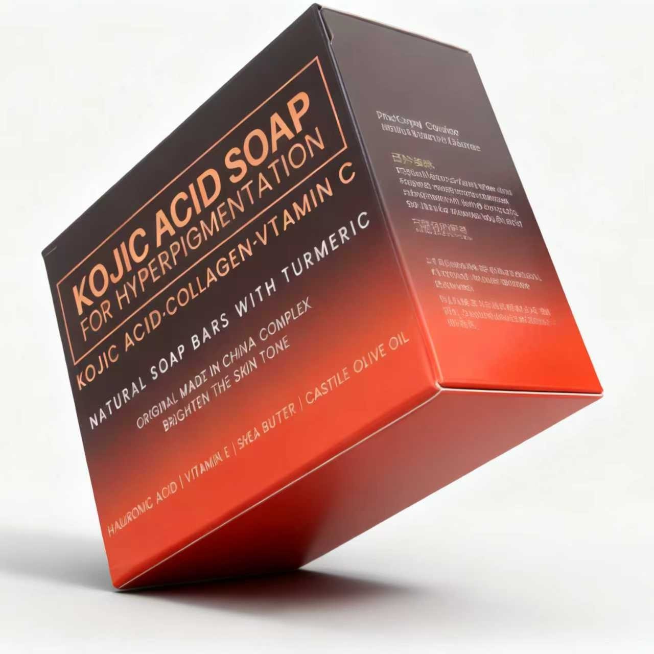 Kojic Acid Soap Skin Lightening Whitening with Vitamin C & Vitamin E 2Pcs