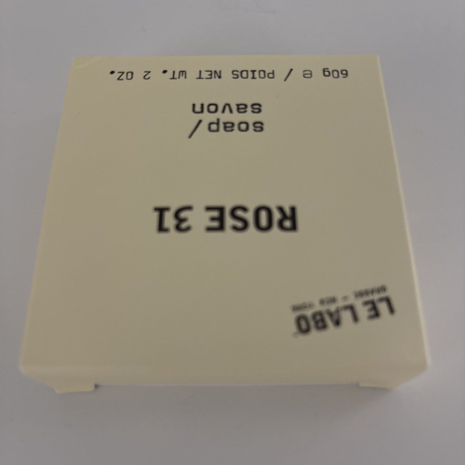 Le Labo Rose 31 Soap Bar 2 oz / 60 g Lot of 2 Bars Individually Boxed New