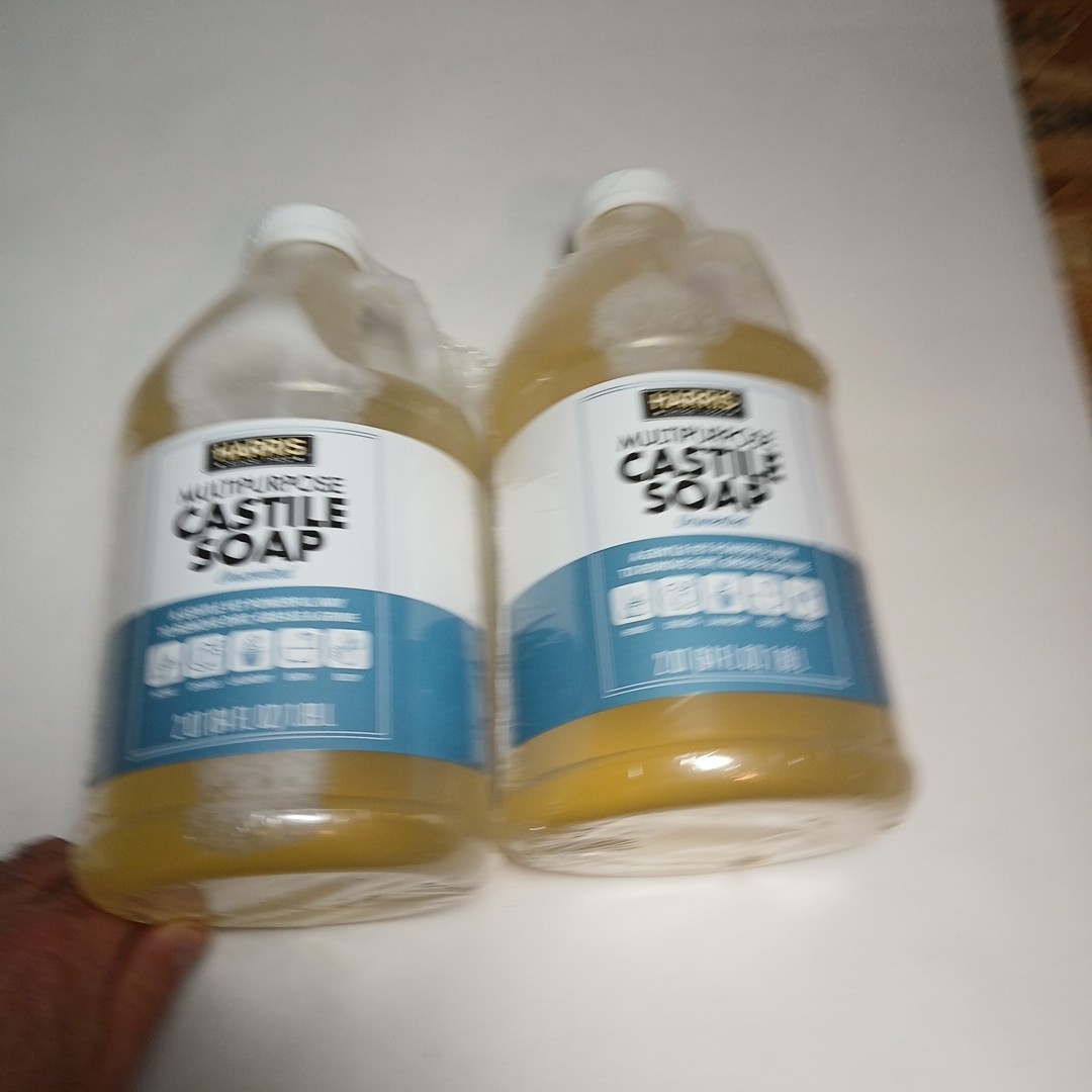 2x Liquid Castile Soap USA made Multi-Purpose Cleaner Unscented 64 Oz (128oz) 1d