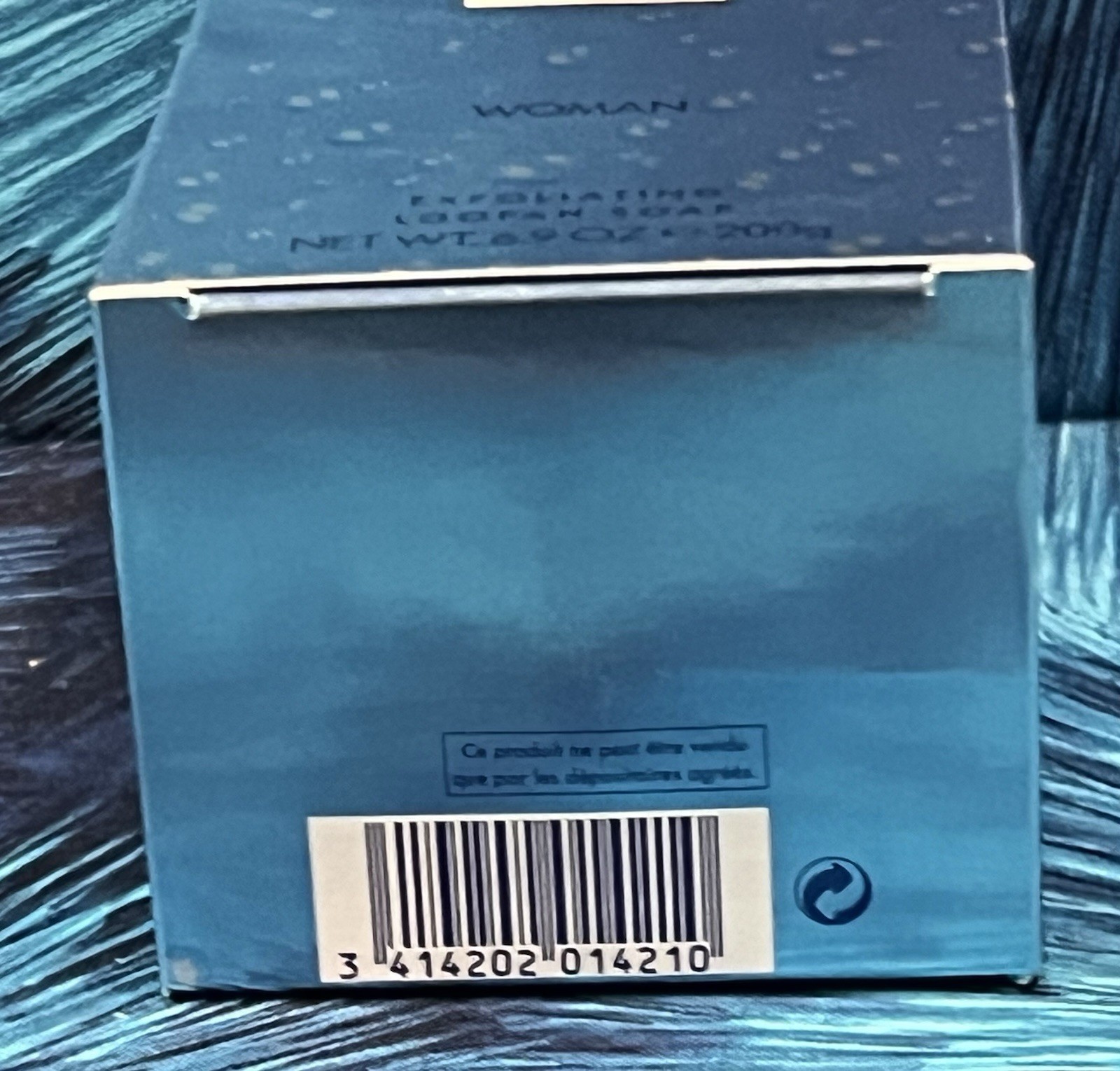 DAVIDOFF COOL WATER WOMAN AQUATICS EXFOLIATING LOOFAH SOAP 6.9oz LANCASTER