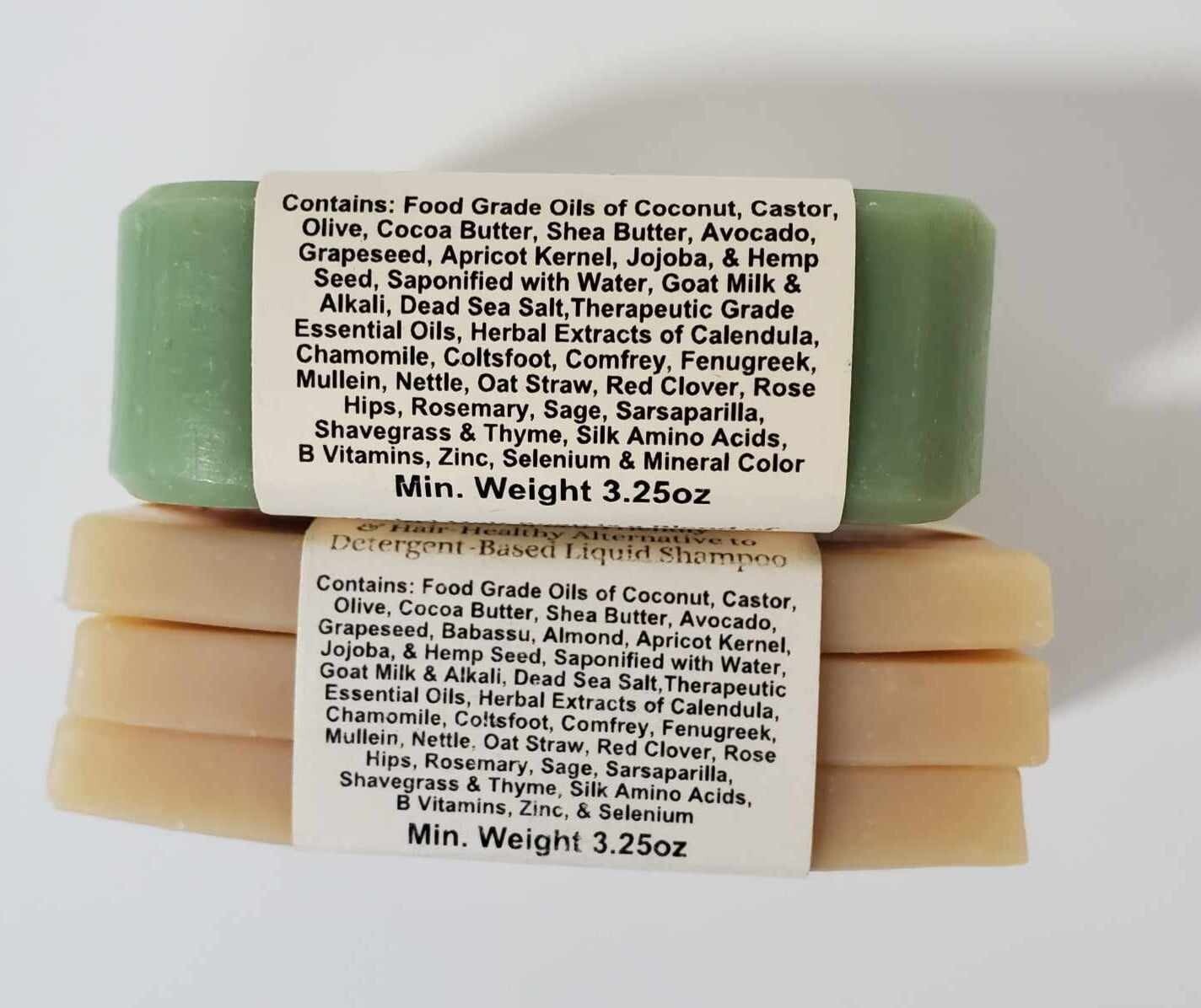 Herbal Hair Shampoo Bar Soap – Truly Natural – EcoFriendly READ our Ingredients