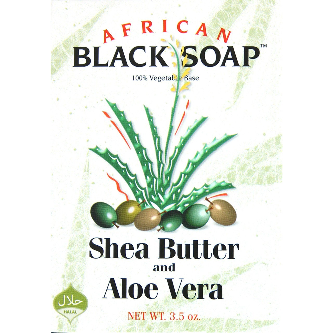 X3 Madina: Shea Butter & Aloe Vera Soap – 3½ oz 100% Vegetable base.