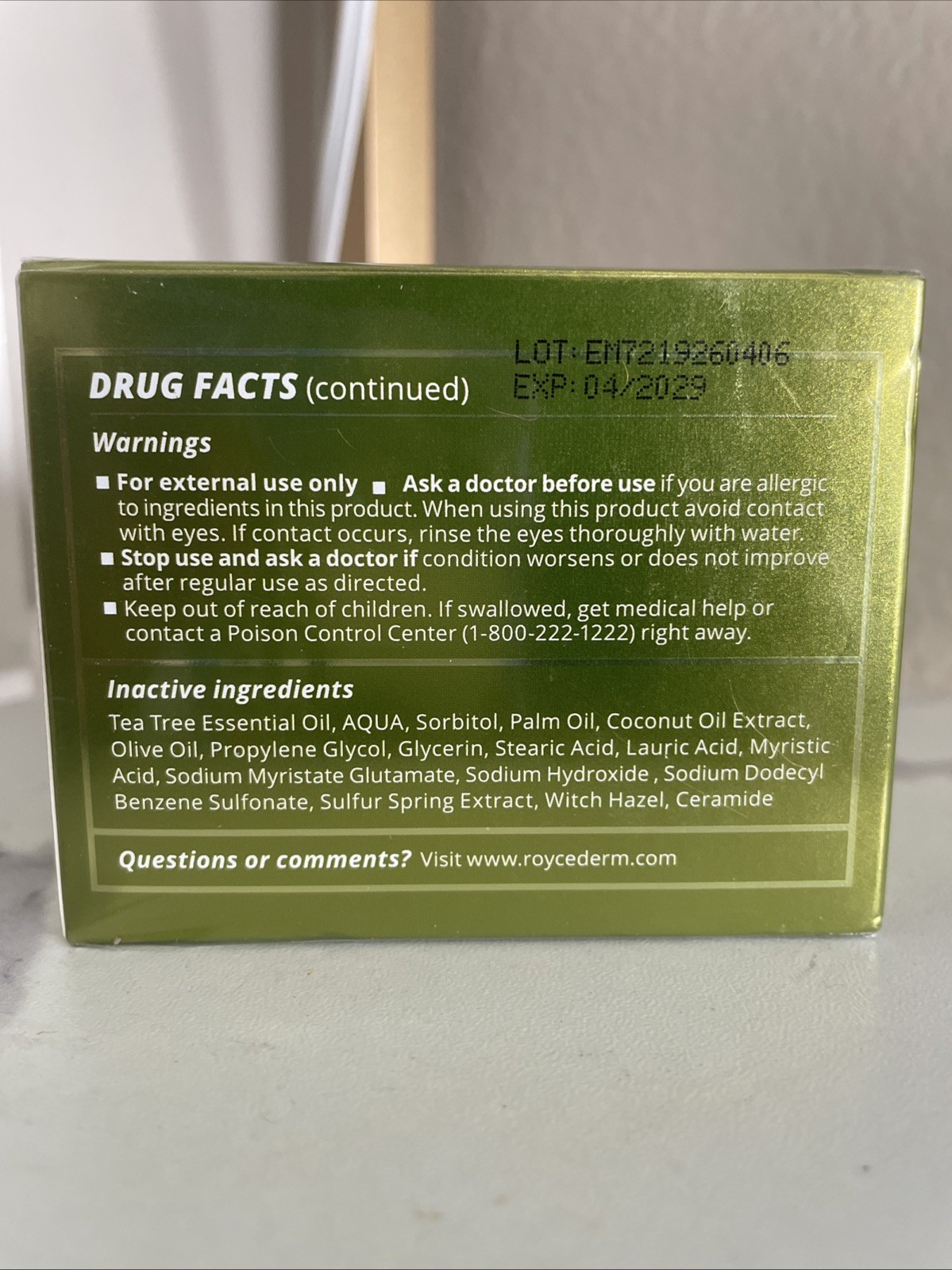 Roycederm Antifungal Antibacterial Tea Tree Soap: Antifungal Antibacterial Treat