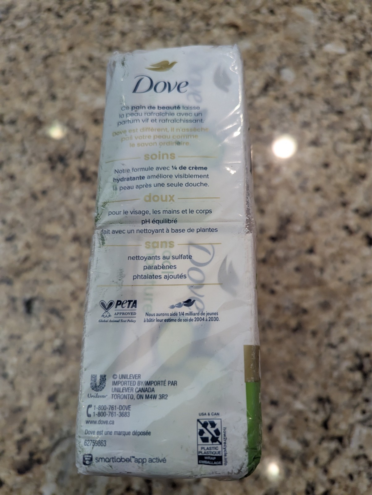 Dove Skin Care Beauty Soap Bar Cucumber Green Tea 3.75 oz x 14 Bars