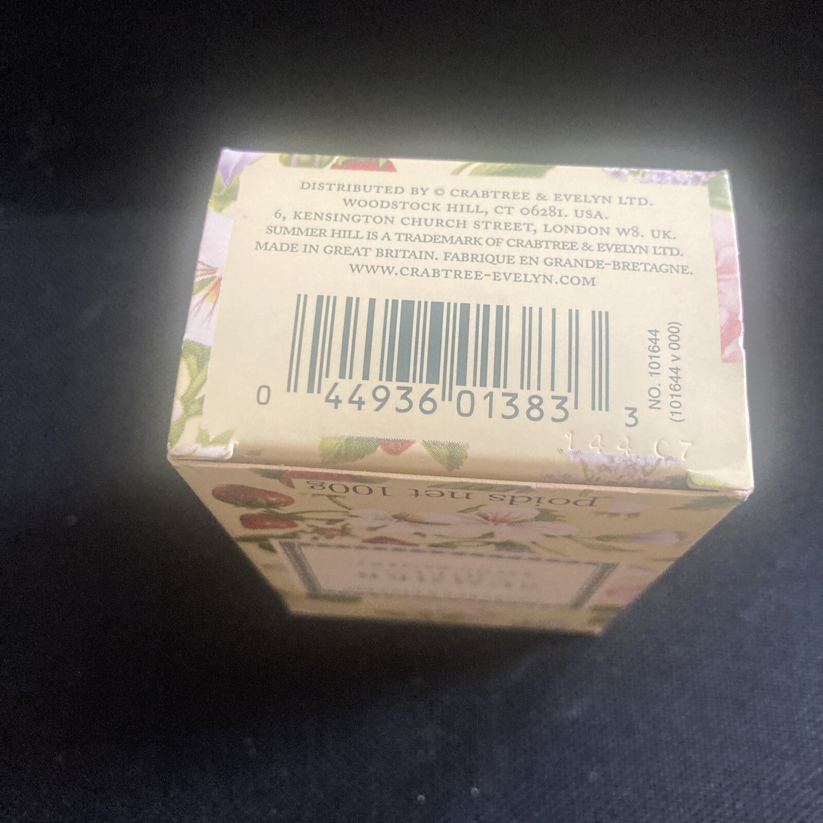 Vtg Crabtree Evelyn Summer Hill Discontinued 3.5 oz Scented Soap New With Box