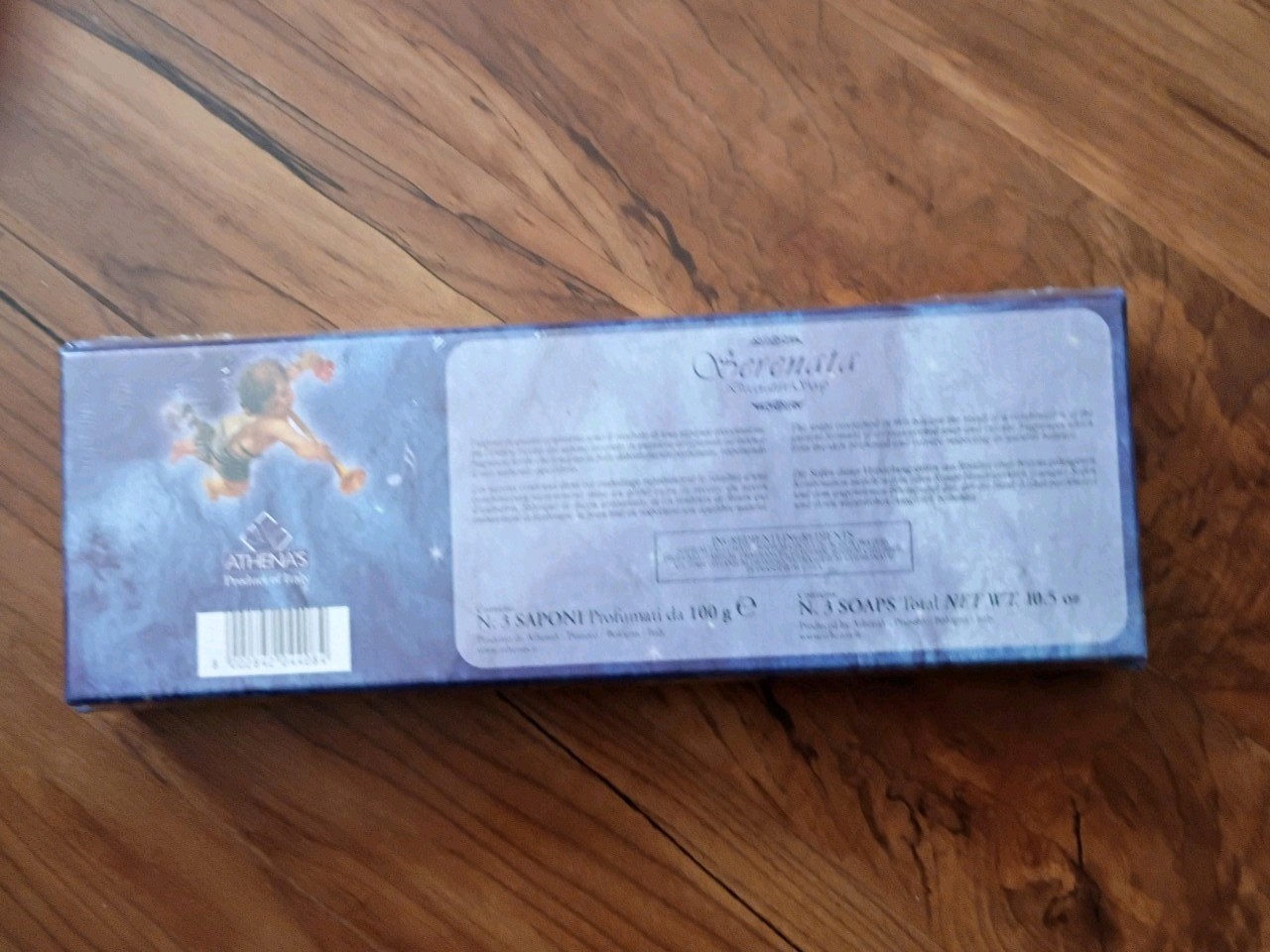 Athena’s Serenata Decorative Soap Angel Scented 3 x 10.5 oz Body & Hands NOS