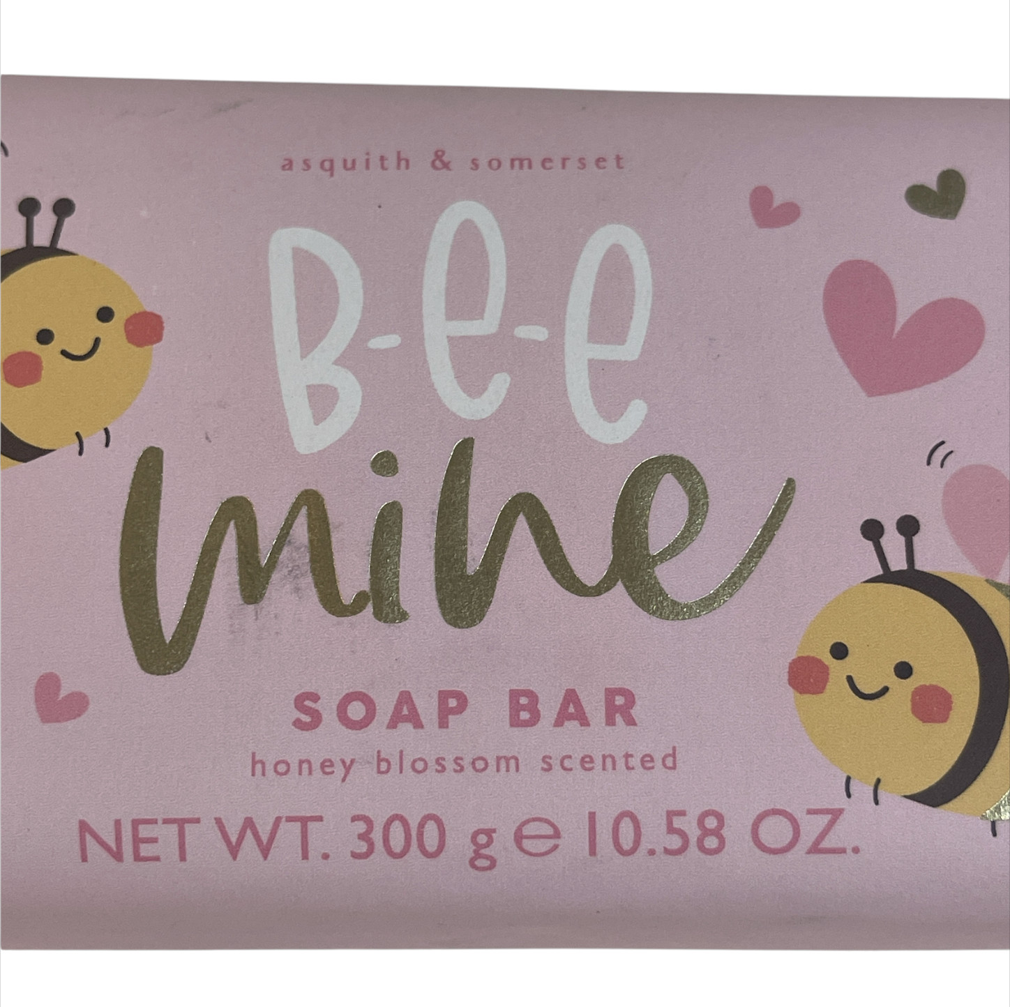 ASQUITH & SOMERSET Honey Blossom Bee Mine Soap Bar 10.58 Oz England Made