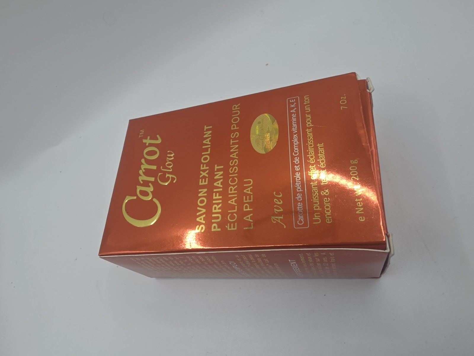 Carrot Glow Exfoliating Purifying Soap With Carrot Oil 7oz