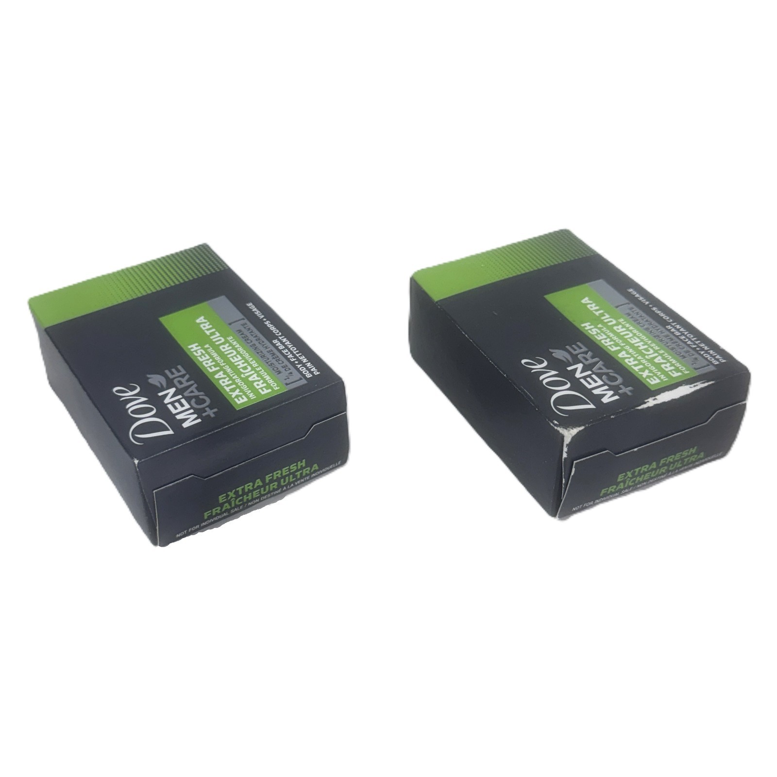 Dove Men Care Extra Fresh Body Face Bar Soap 3.75oz Each 2 Bars Total 7.5oz NEW