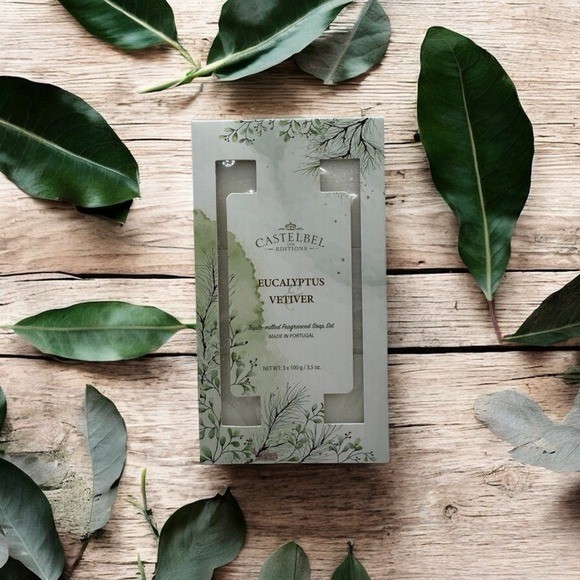 Castelbel Eucalyptus & Vetiver Soap Set NEW