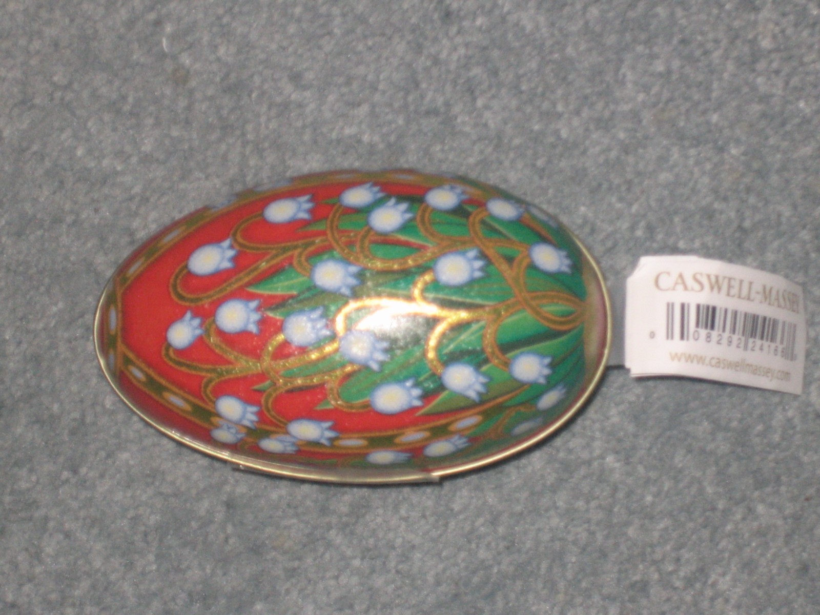 Caswell-Massey Almond Cold Cream Soap Russian Eggs 2004 Elite Gift Boxes
