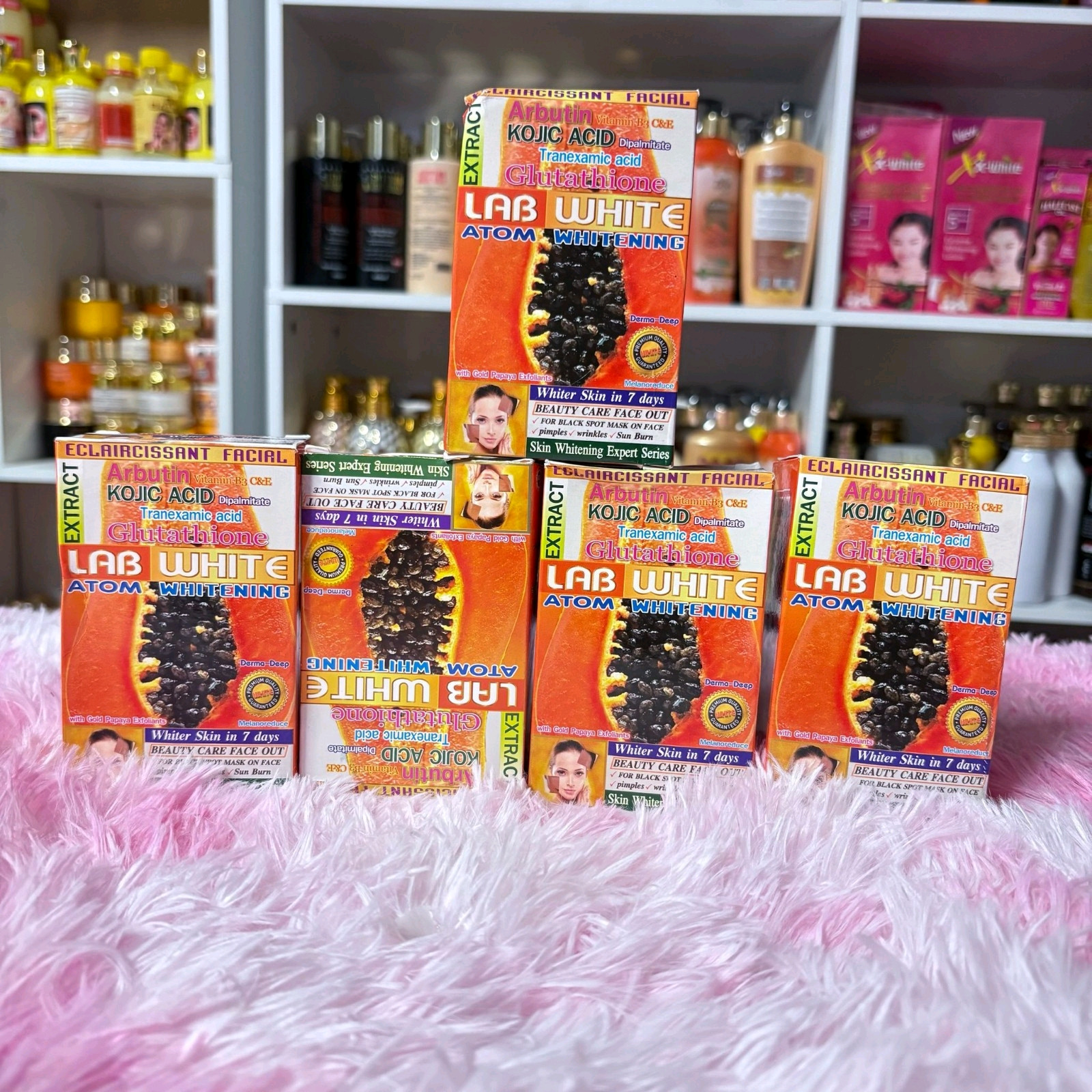 💯 Extract Egg Yolk Soap Face & Body. Lab White Arbutin & Kojic