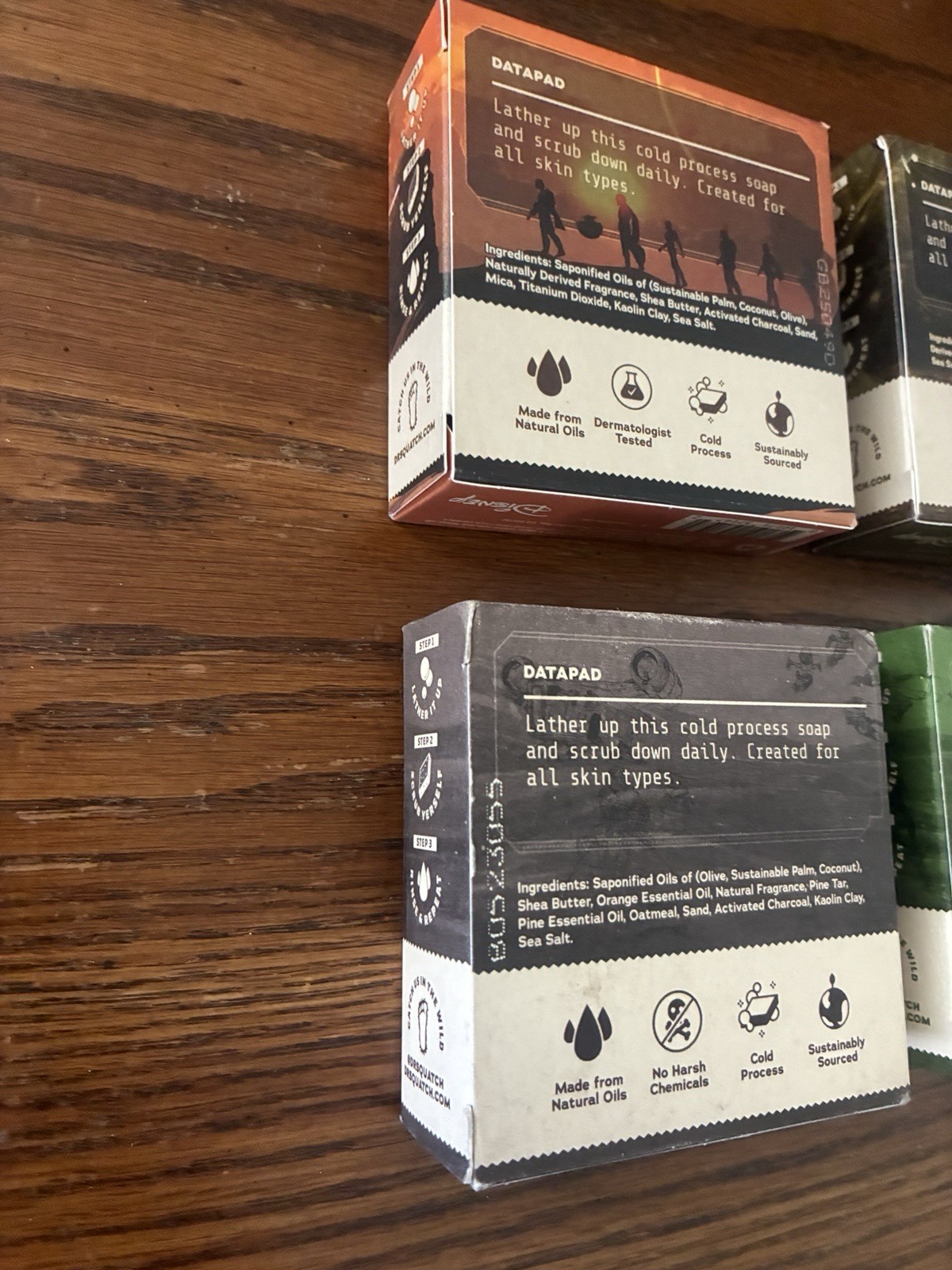 Dr Squatch Star Wars the Mandalorian Beskar Tar, this is the wash, & gorgu soaps