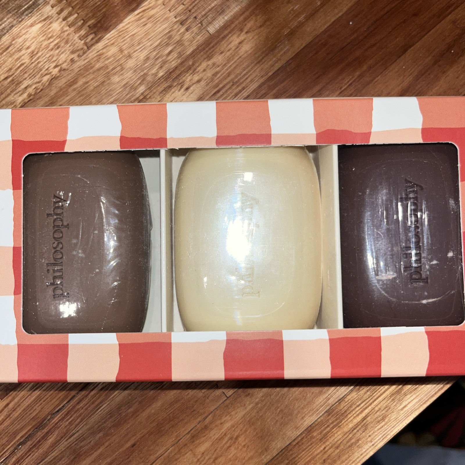 PHILOSOPHY The Cookbook SOAPS Set of 3 Bars Hot Toddies