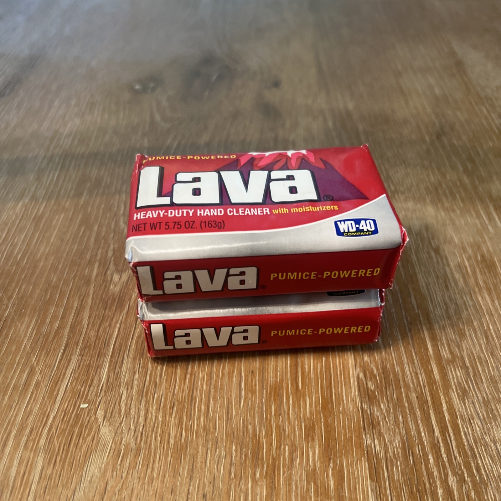 Lava Heavy-Duty Hand Cleaner Bar Soap Pumice Powered, 5.75 oz Bar, Lot Of 2