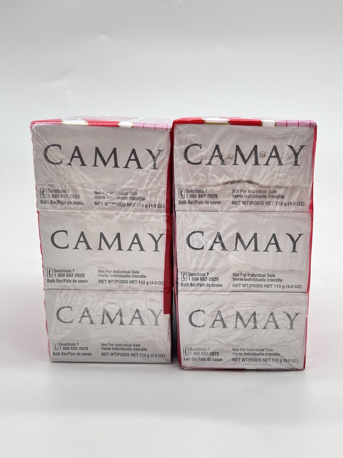 Camay Soap Pink Classic Softly Scented Beauty Bar 2 Packs of 3 Discontinued