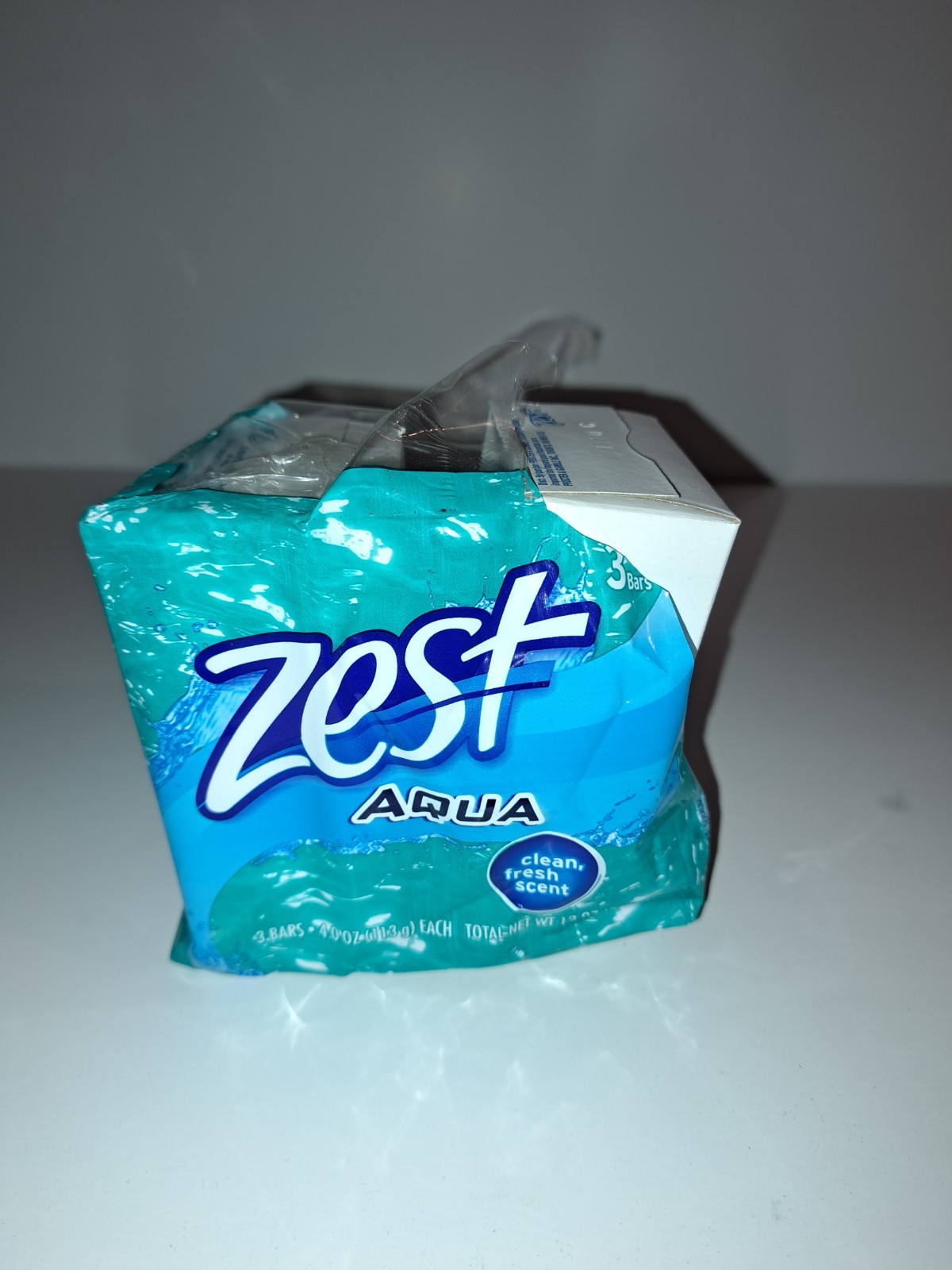 Zest Bath Size Bar Soap Aqua Pure 1 Package 2 Out Of 3 Bars