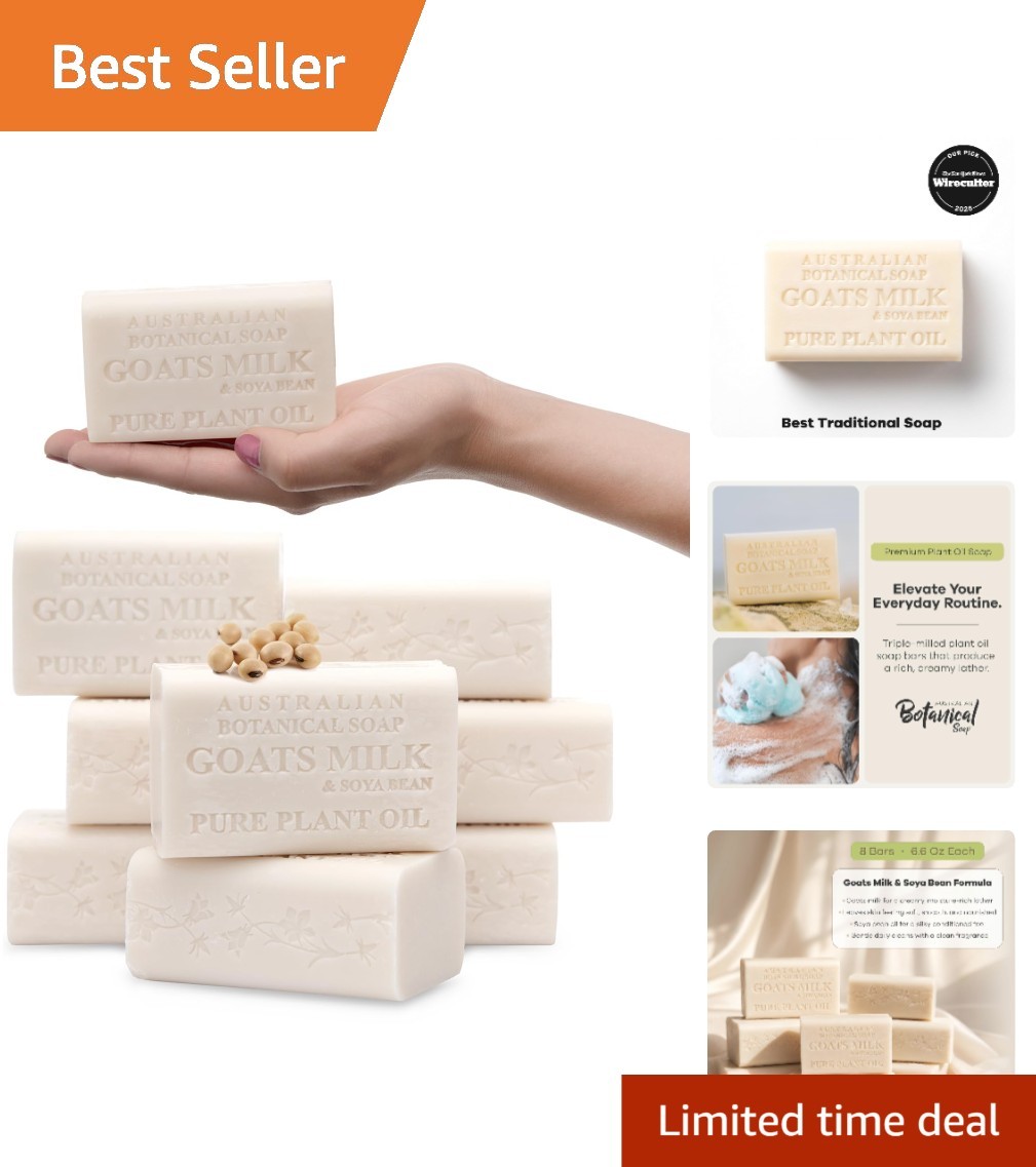 Luxurious Goat Milk Soap Bars (Pack of 8) – Hydrating & Nourishing Care