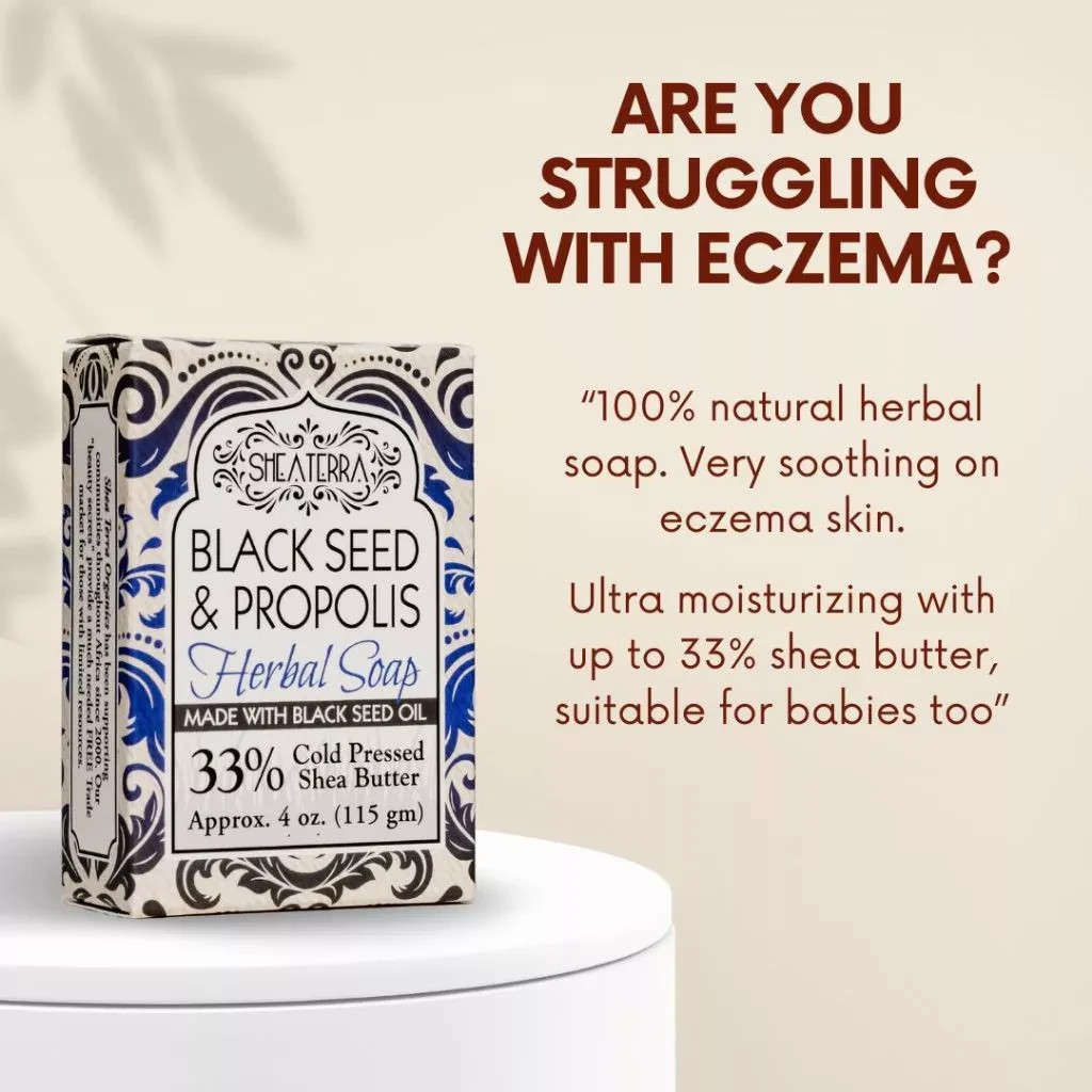 Black Seed & Propolis Herbal Soap (For Eczema & Sensitive Skin) 118g