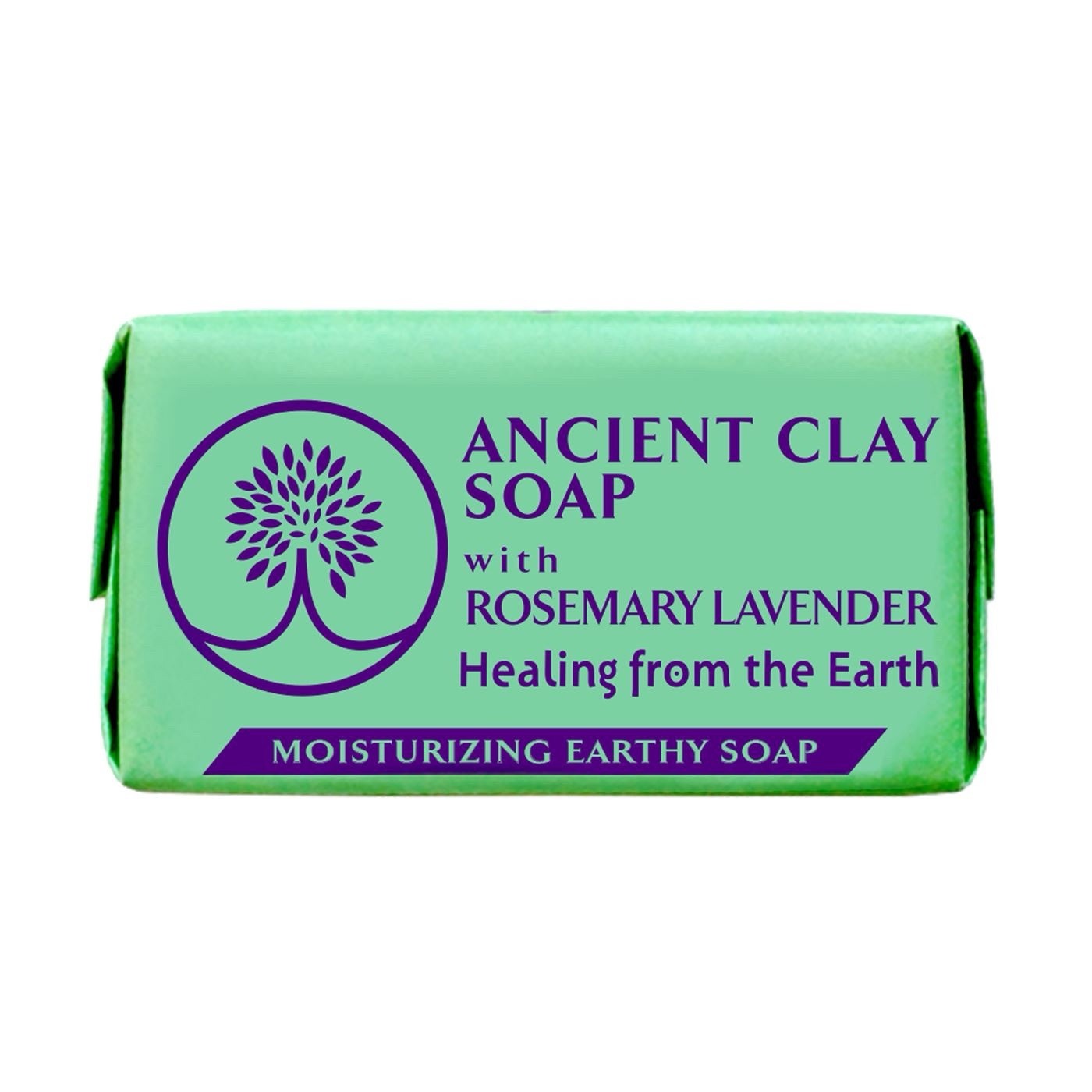 Zion Health Ancient Clay Soap Rosemary Lavender Moisturizing Earthy Soap 6 Ounce