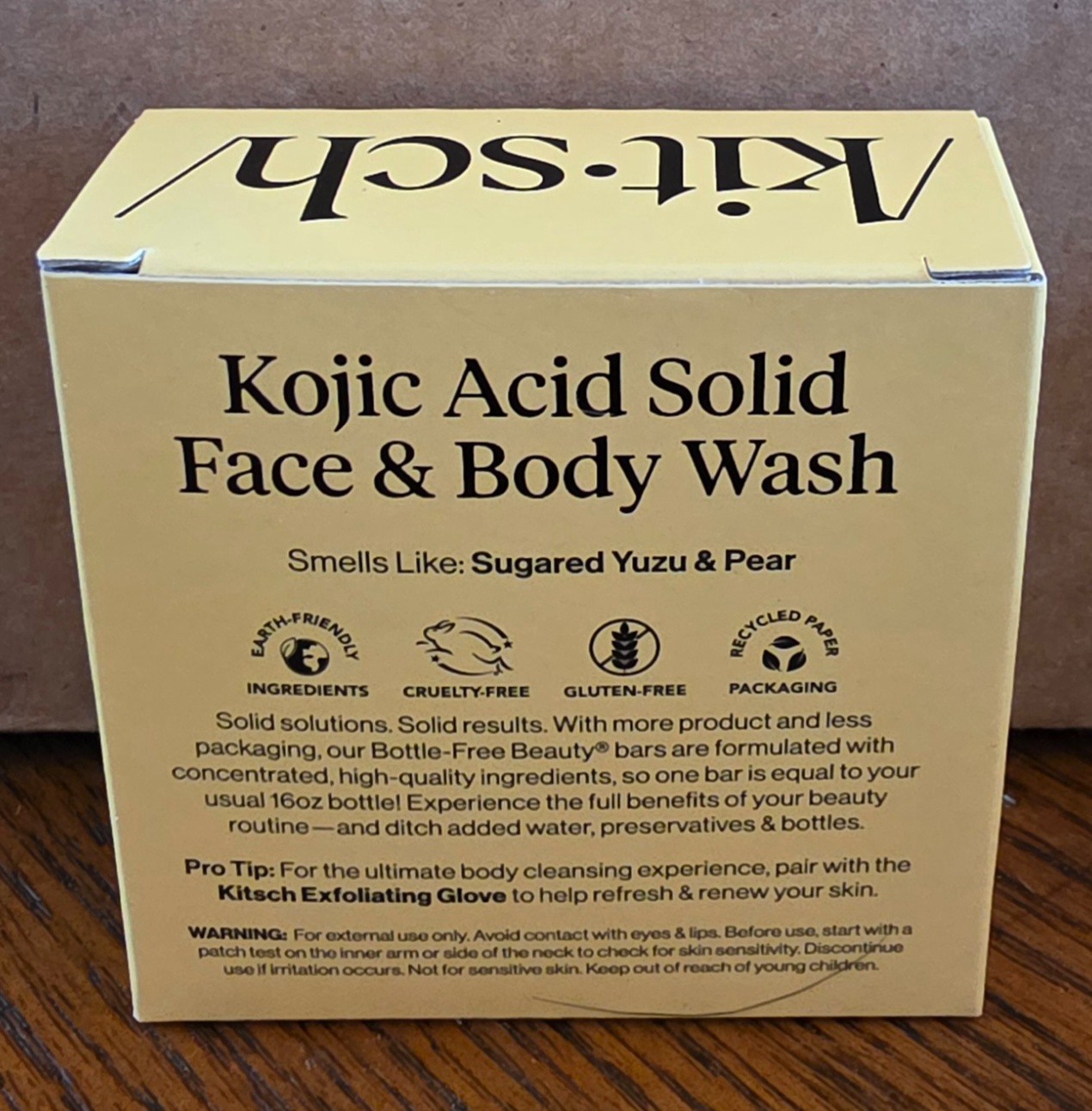 Kitsch Body Bar No Parabens Phthalates Silicones Sulfates Artificial Fragrances