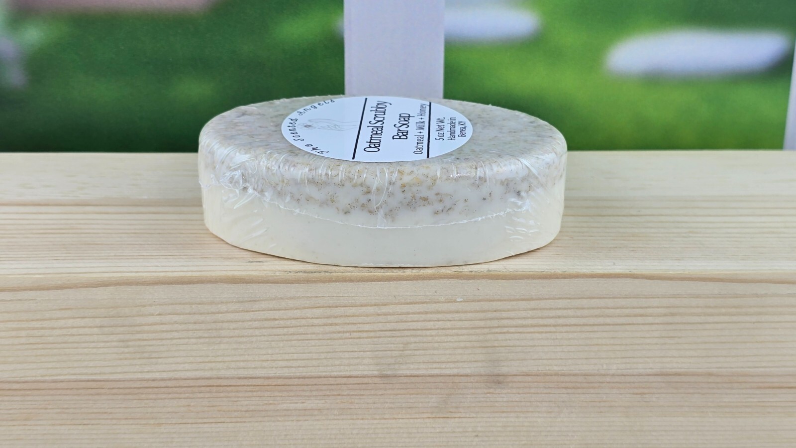 TSA Handmade Oatmeal Scrubby Bar Soap – Body Exfoliating All Natural 2 and 5 oz