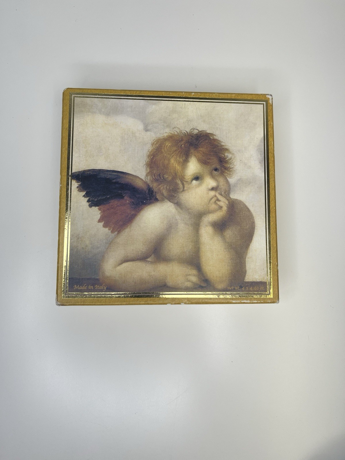 Saponificio Artigianale Fiorentino Raphael Cherub Angel Soap 4 Round Relief