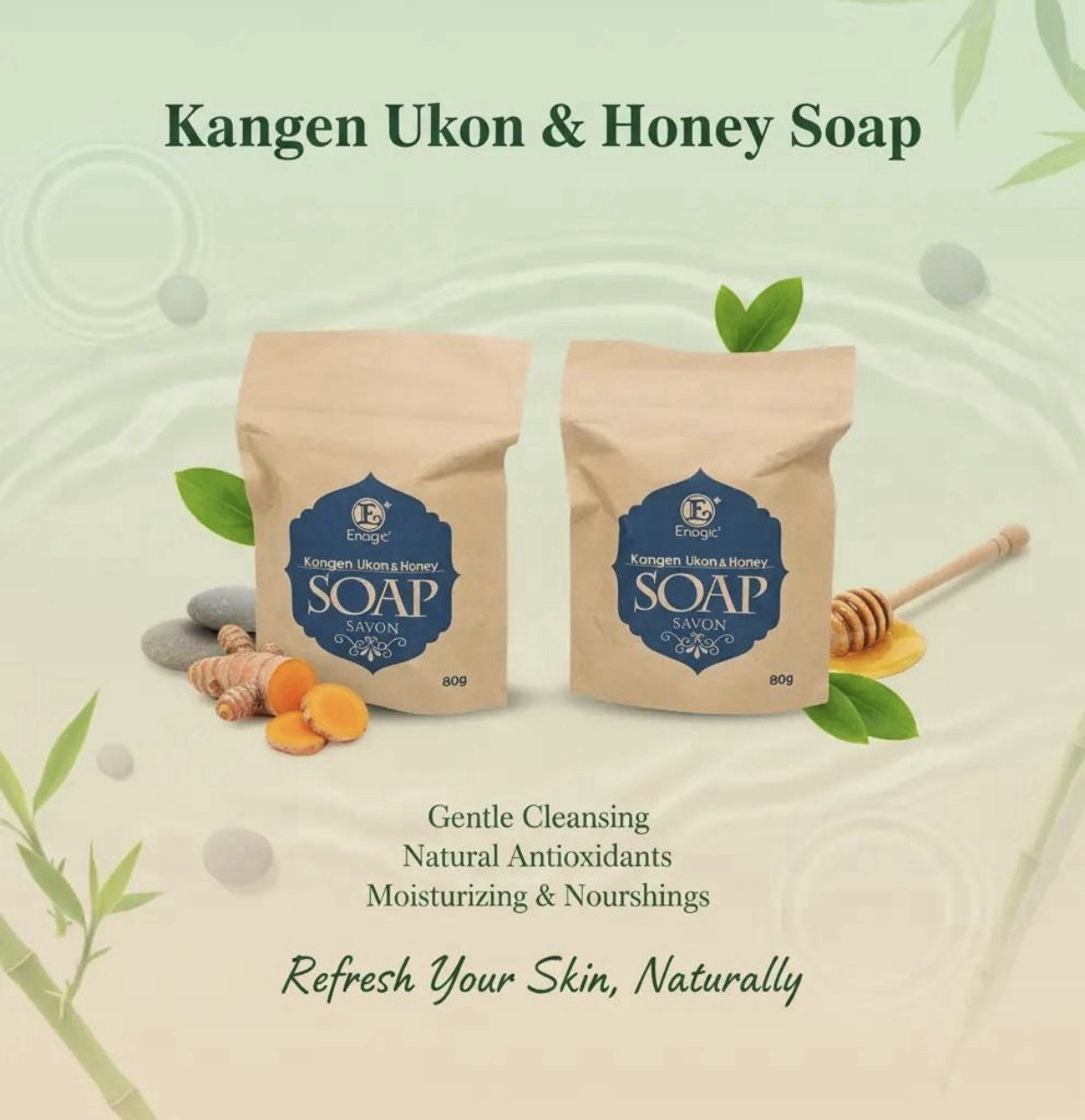 Enagic Kangen Ukon Honey Soap