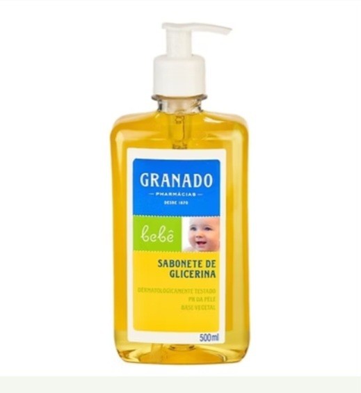Granado Bebe Sabonete Liquido Glicerina Tradicional 500Ml (Liquid Soap 16.9FlOz)