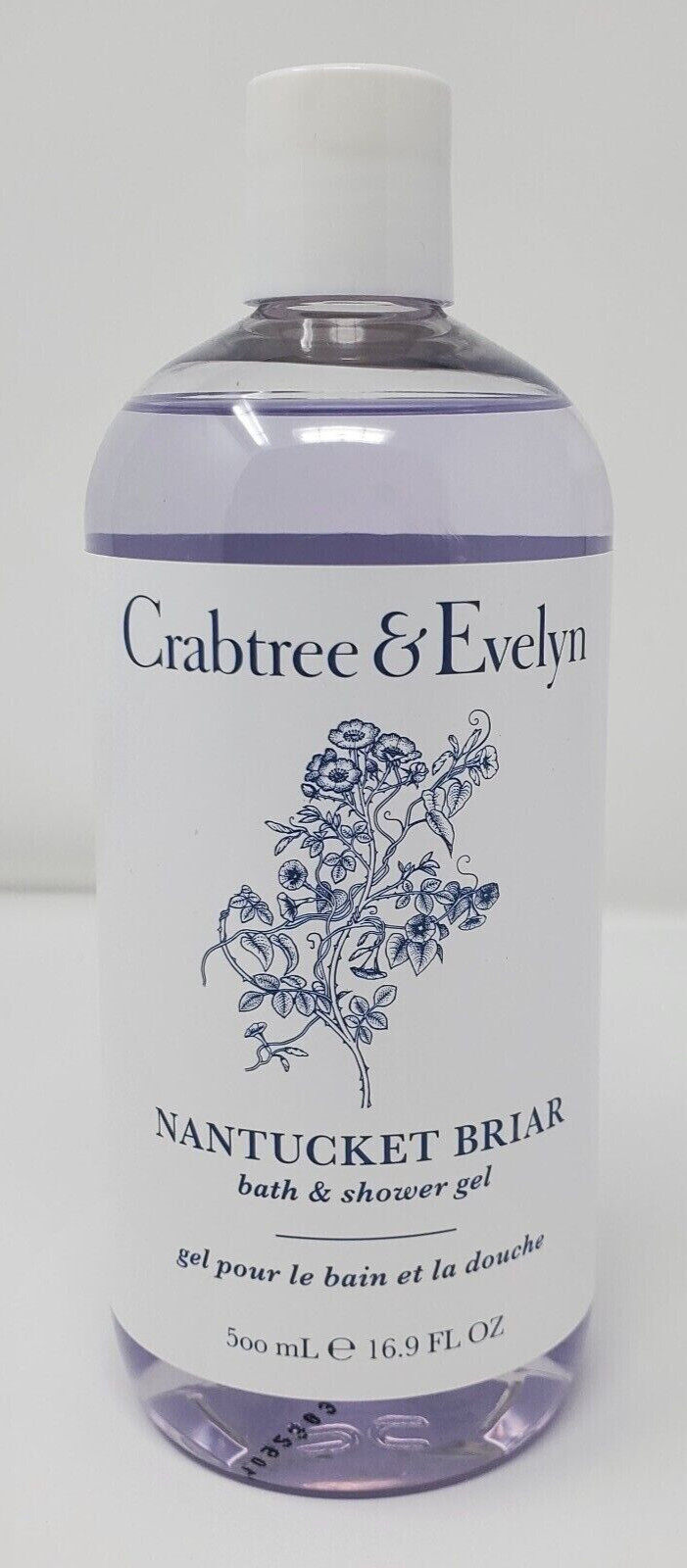 Crabtree & Evelyn “NANTUCKET BRIAR” Bath & Shower Gel LARGE SIZE 16.9 OZ New