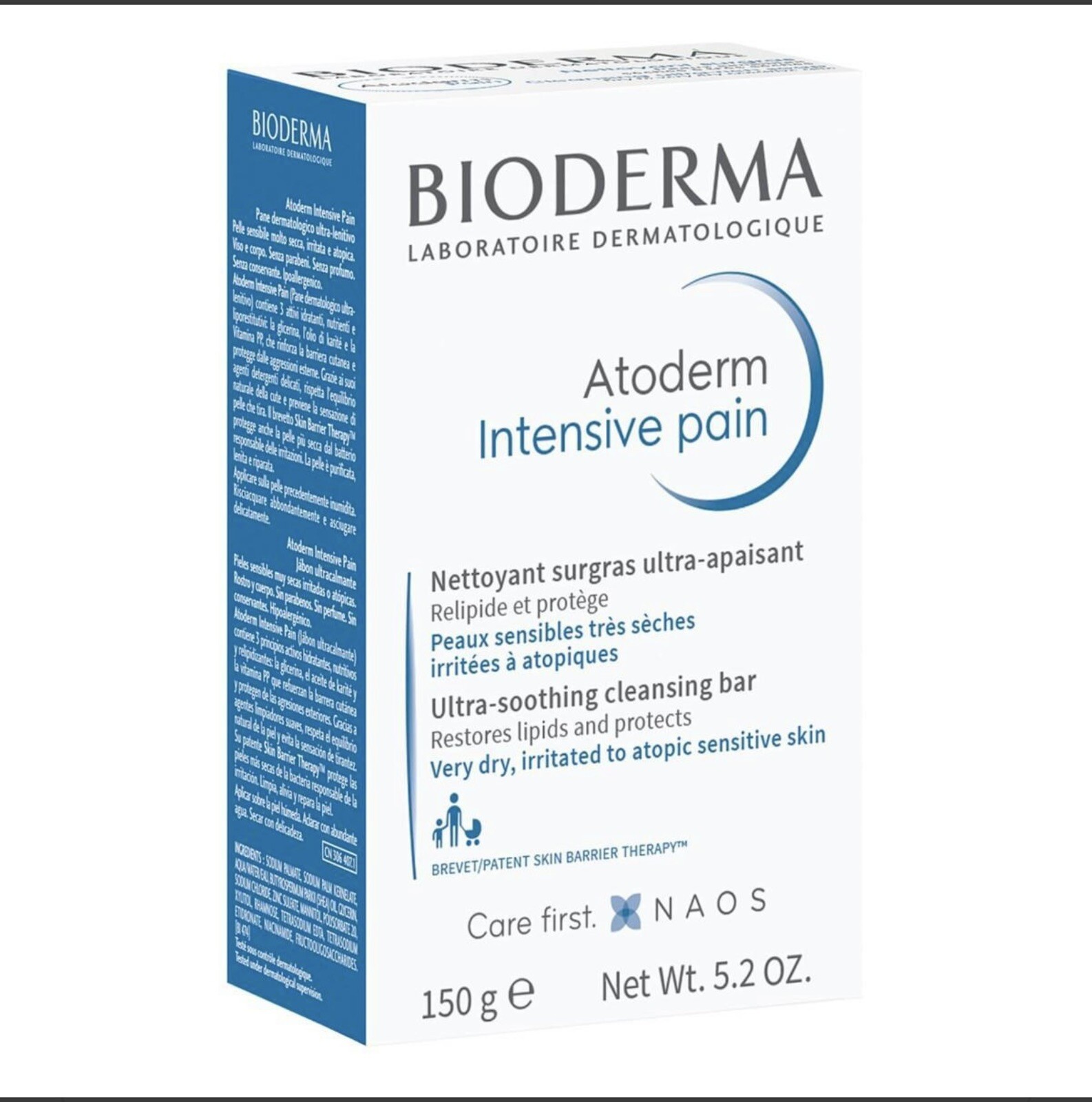 Bioderma Atoderm Ultra Soothing Cleansing Bar 150 G, Brand New