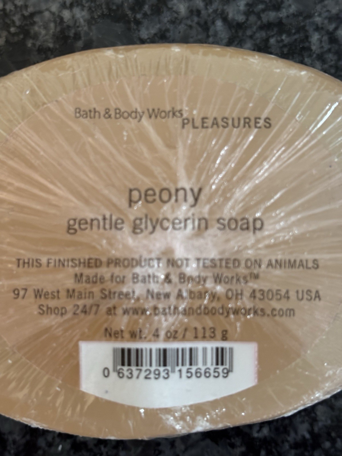 NEW Bath & Body Works Gentle Glycerin Soap Lot Cucumber Melon Vanilla Peony 4 oz