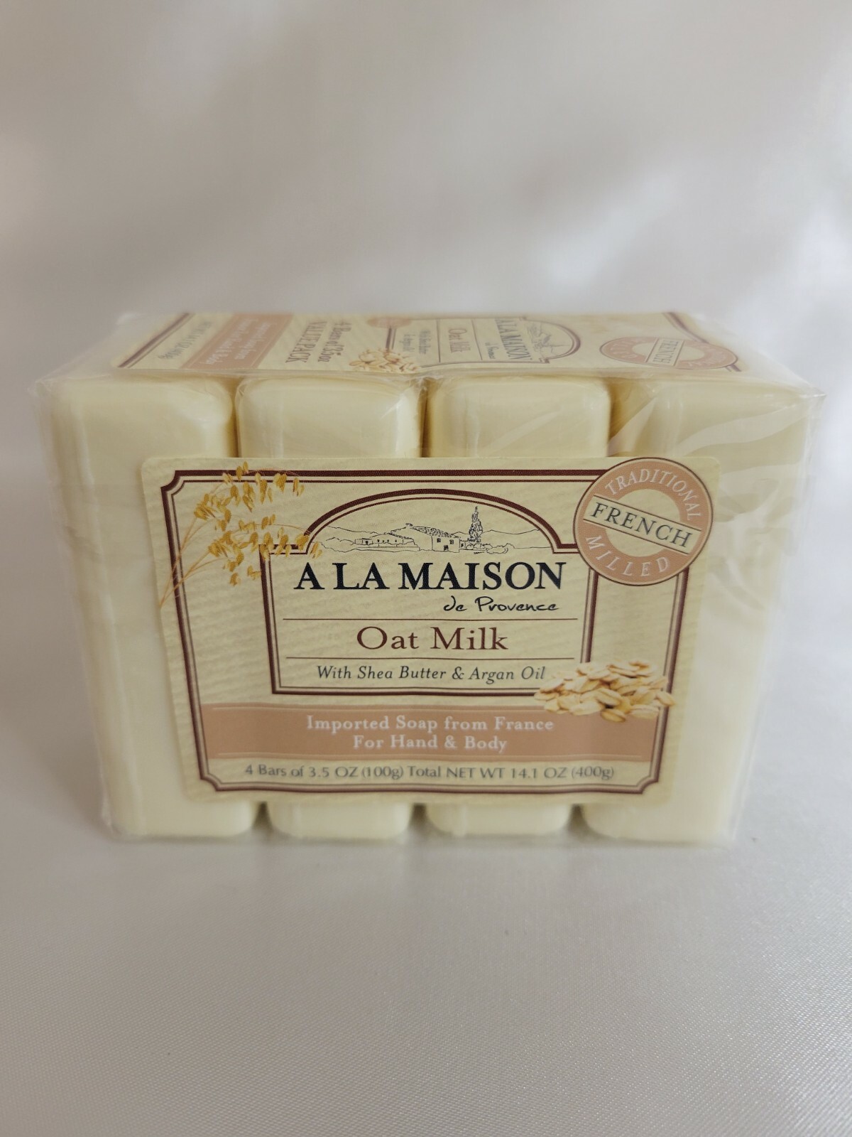A La Maison De Provence Traditional Milled Bar Soap 4-Pack (Various Scents)
