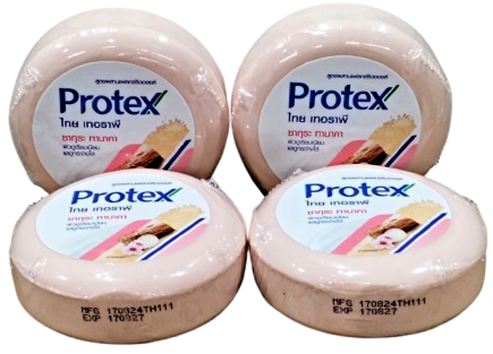 Protex Thai Therapy Soap Sakura Thanaka Face and Body 130g*4 bars with Vitamin C