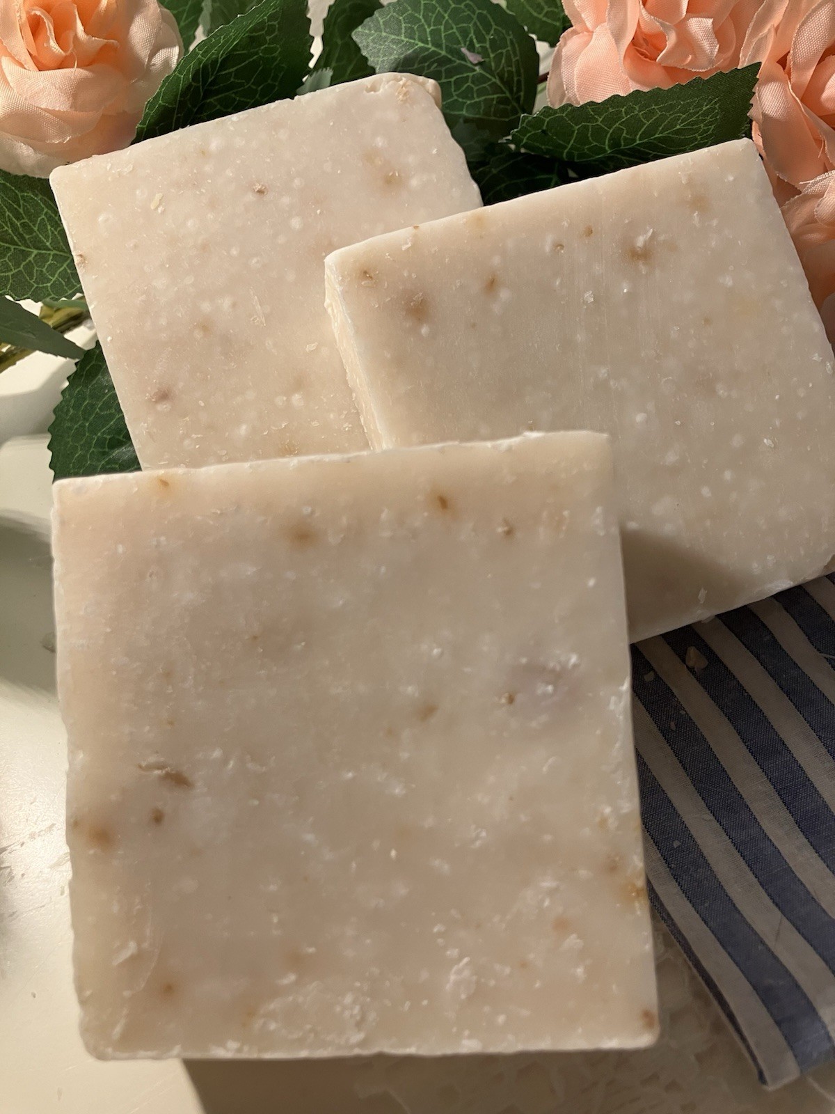 Handmade Artisan Soap Cold-Processed~Organic~Tropical Garden w/ Greek Yogurt