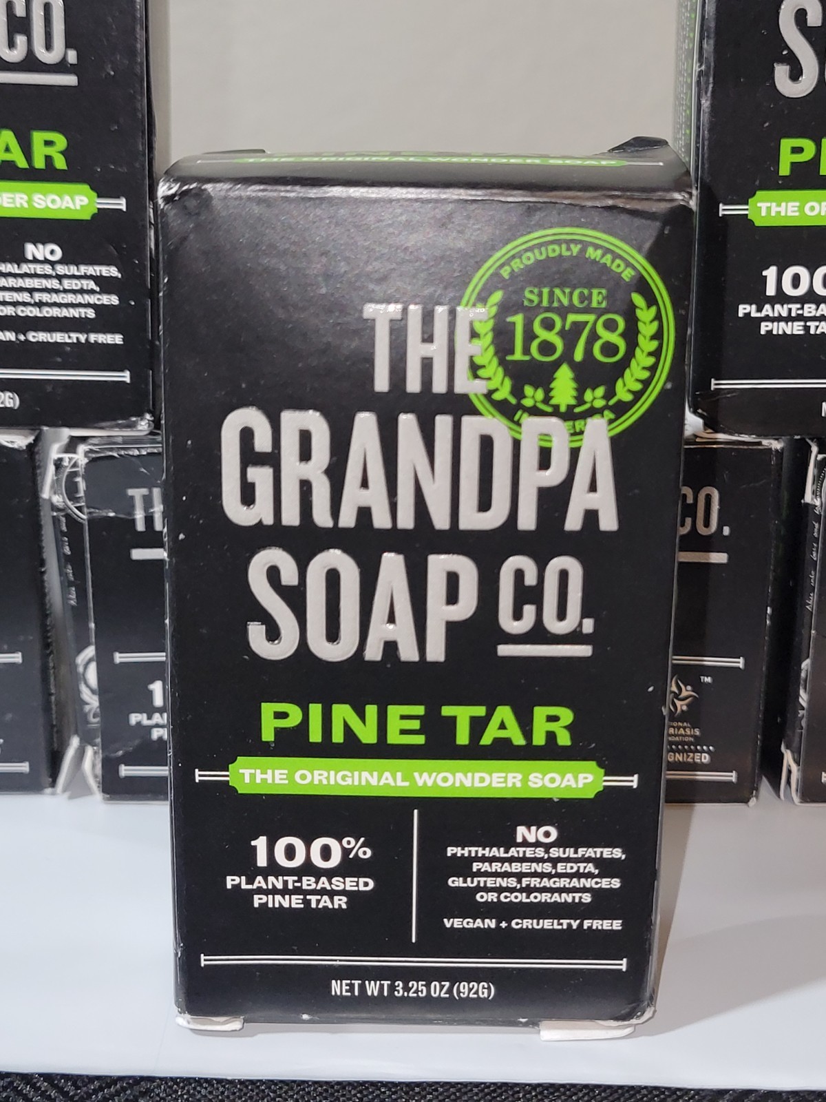 Grandpa’s Pine Tar Soap (3.25 oz Bars) – Multi-Pack of 6 | New