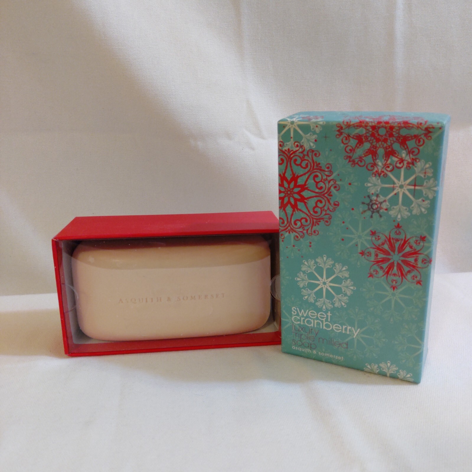 NEW Sweet Cranberry. Luxury Triple Milled Soap. By Asquith and Somerset